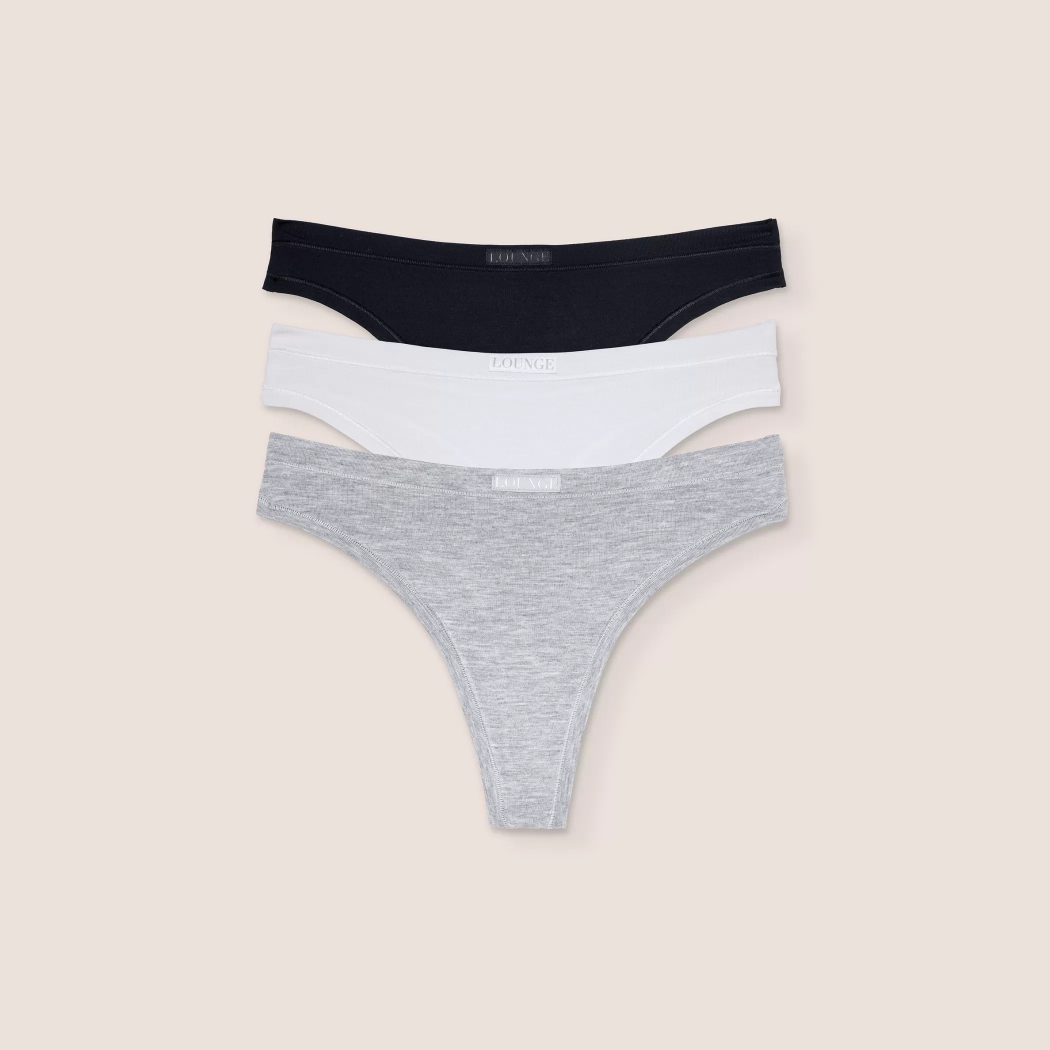 Multipacks | Lounge Bamboo Comfort Thongs (3-pack) - Multi