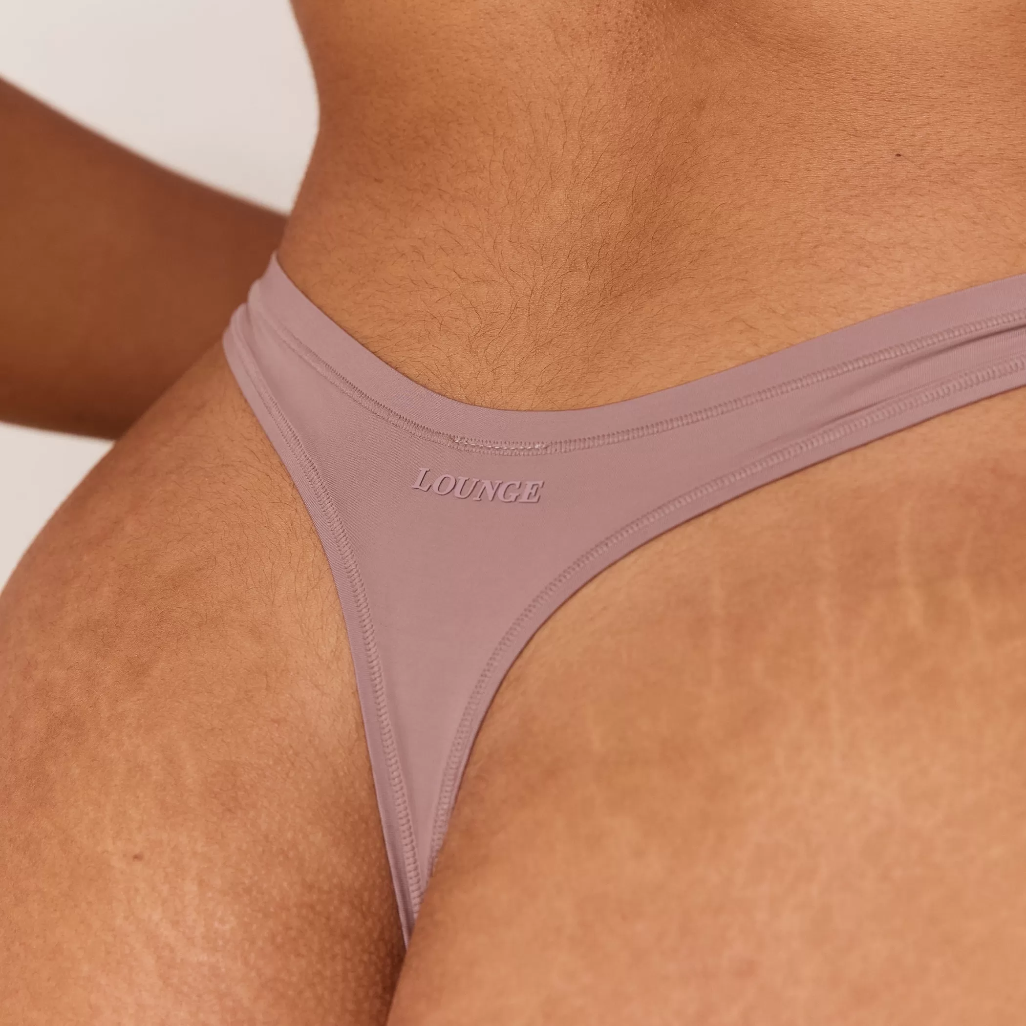 Barely There | Lounge Barely There Thong - Mauve