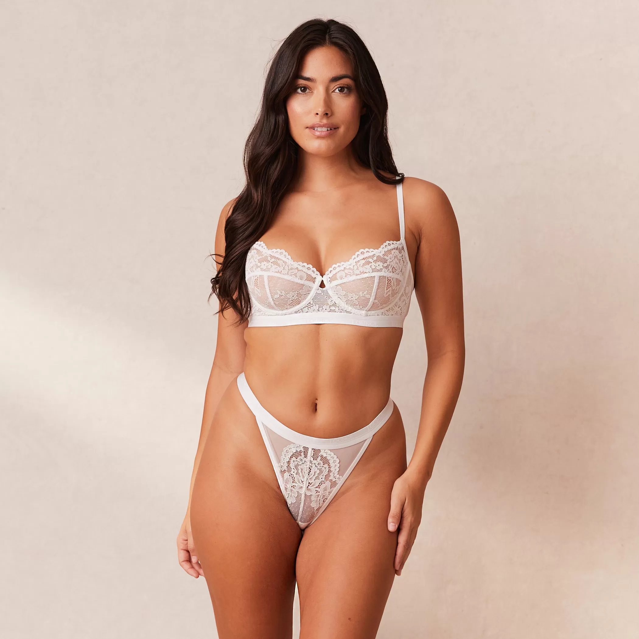 Bridal | Blossom | Lounge Blossom Balcony Bra - White