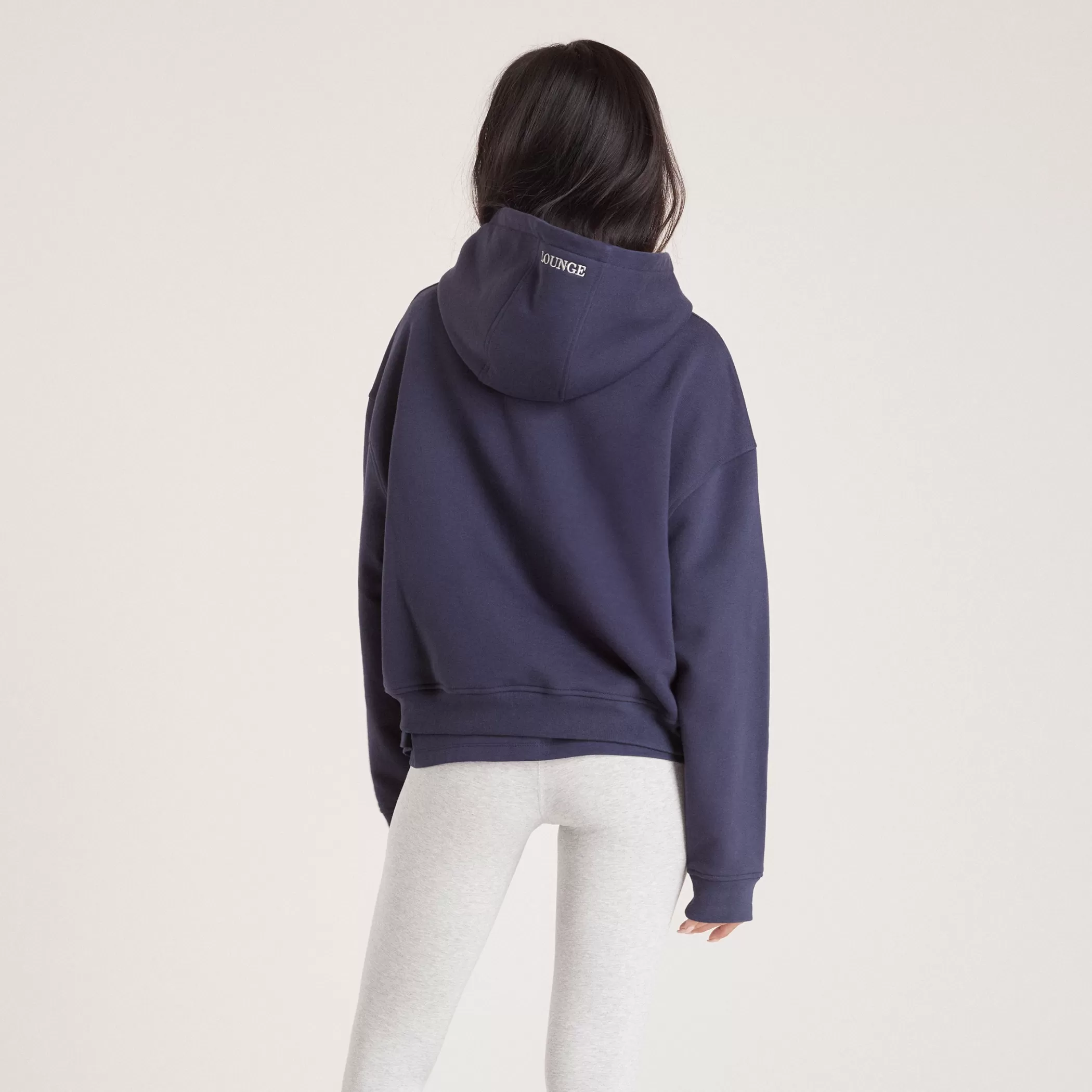 Hoodies & Sweatshirts | Sunday Club | Lounge Boxy Hoodie - Ink Blue InkBlue