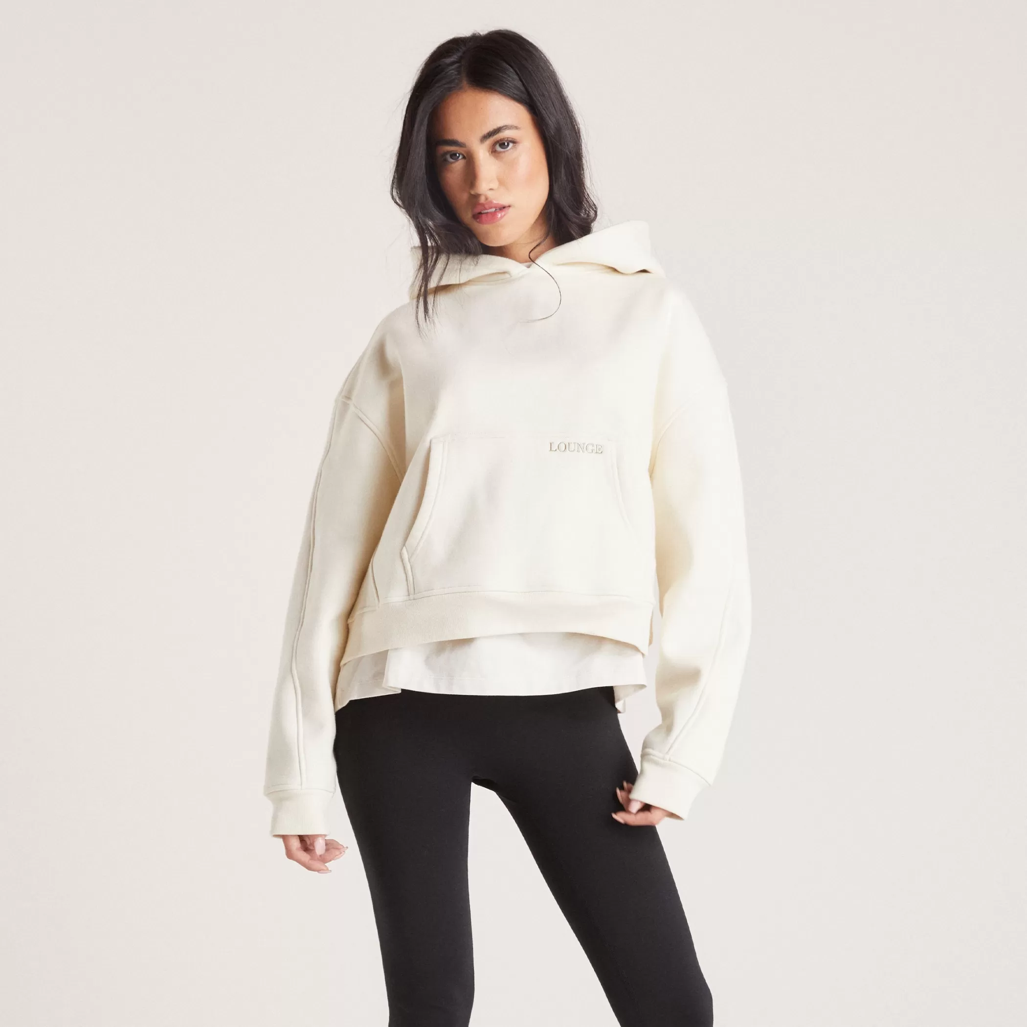 Hoodies & Sweatshirts | Sunday Club | Lounge Boxy Hoodie - Tofu