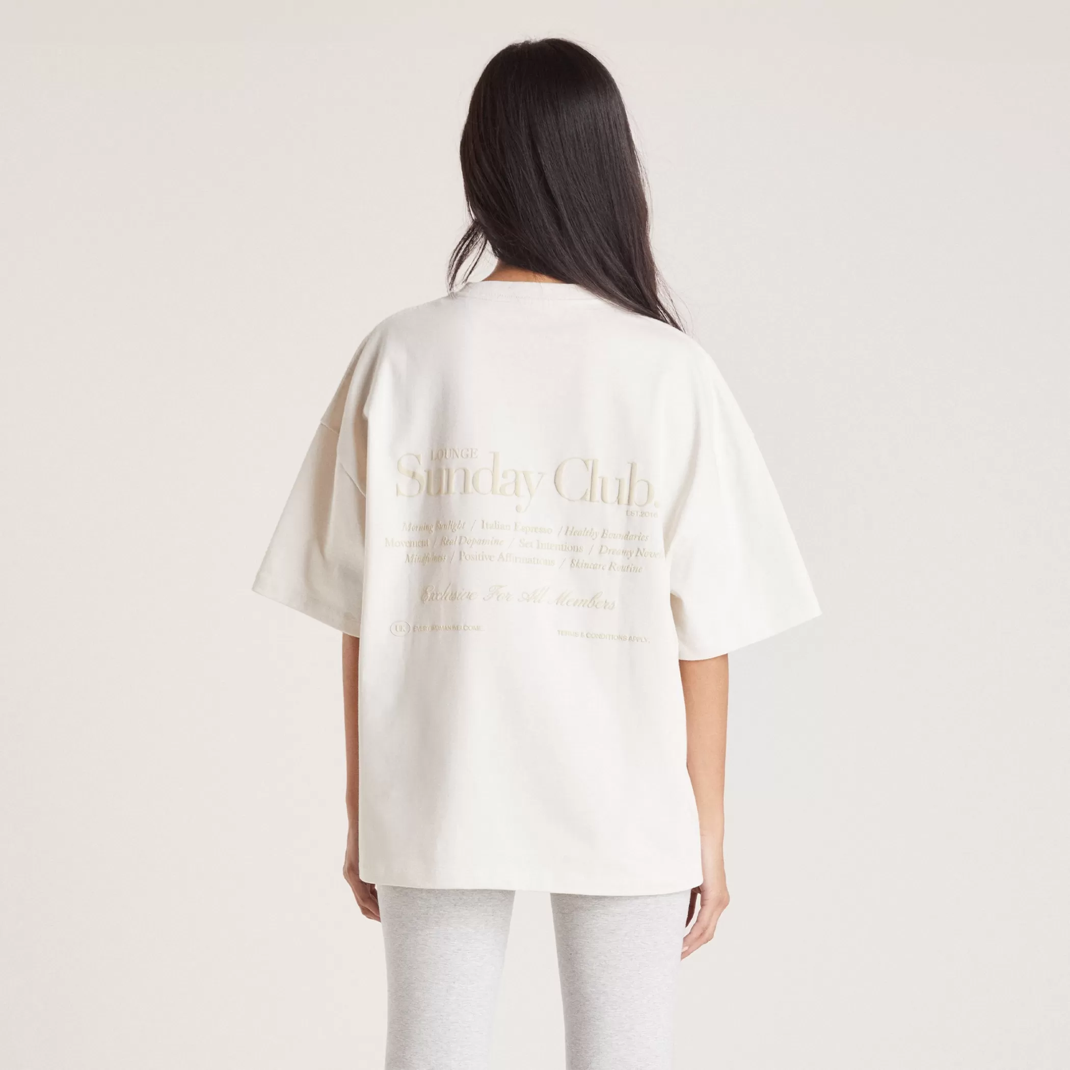 T-shirts & Tops | Sunday Club | Lounge Boxy T-Shirt - Tofu