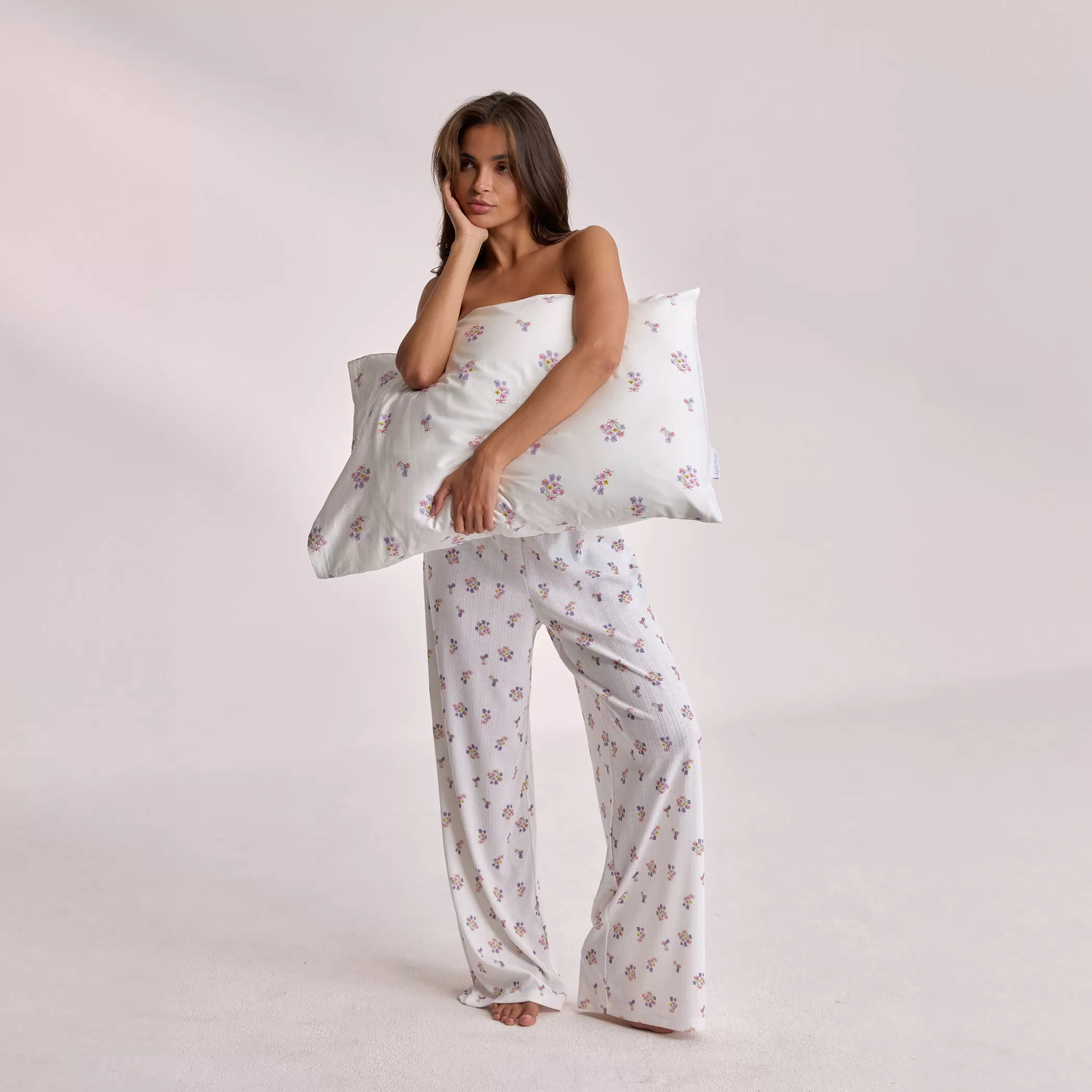 Breakfast Club | Accessories | Lounge Breakfast Club Pillow Case (2-pack) - White Floral WhiteFloral