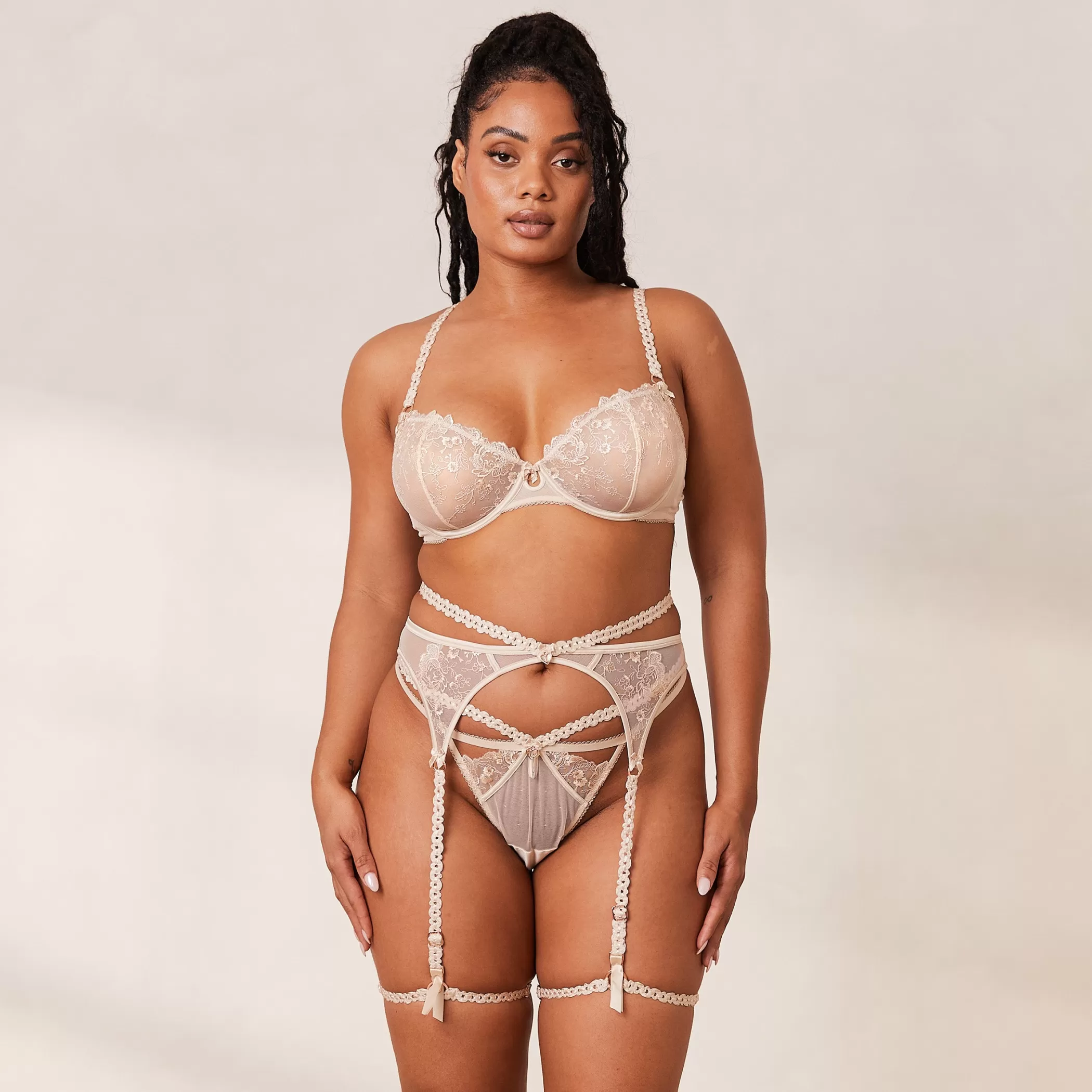 Intimates Sets | Lounge Casey Intimates Set - Champagne