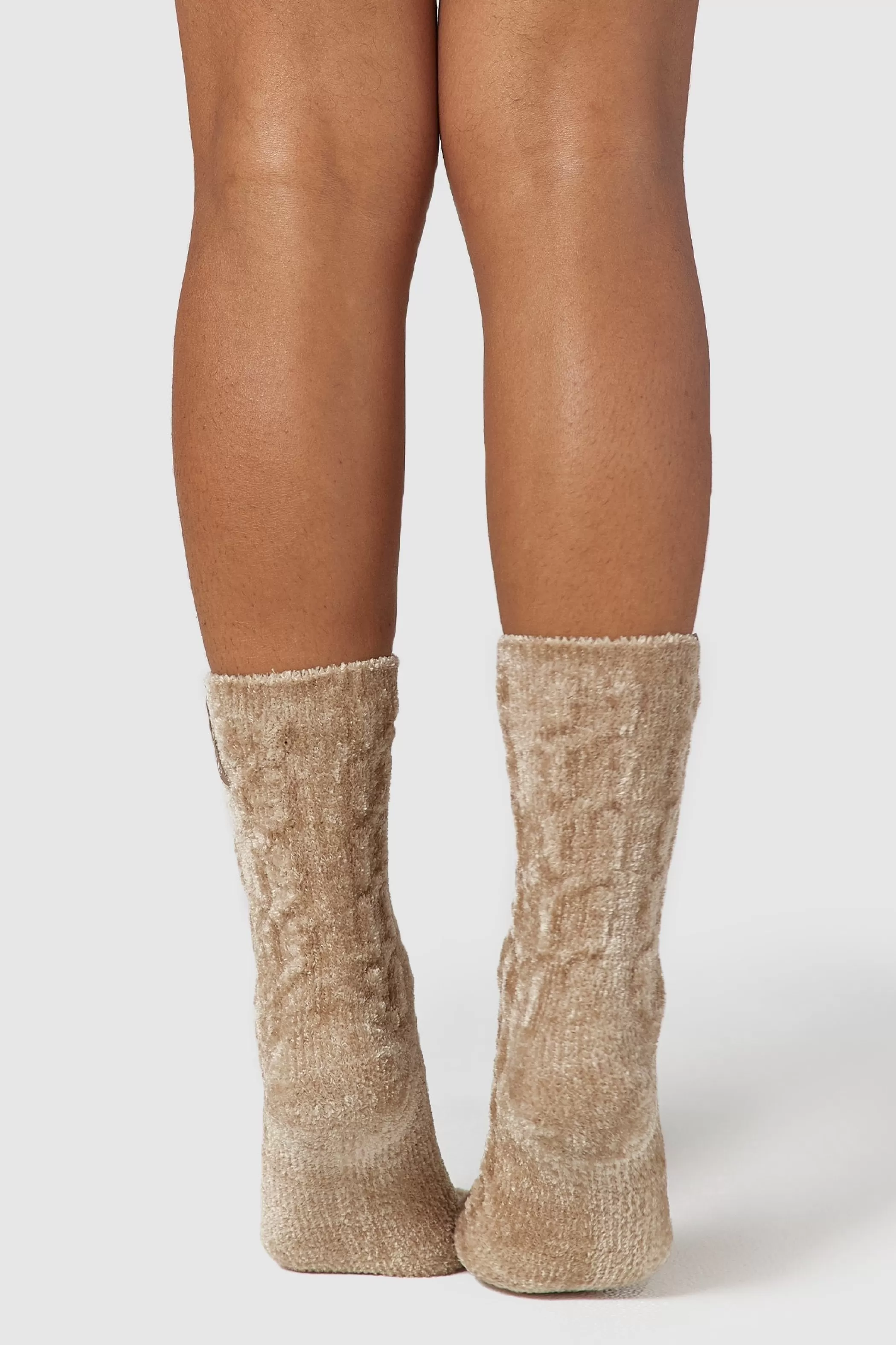 Accessories | Socks & Accessories | Lounge Chenille Knitted Socks - Mink