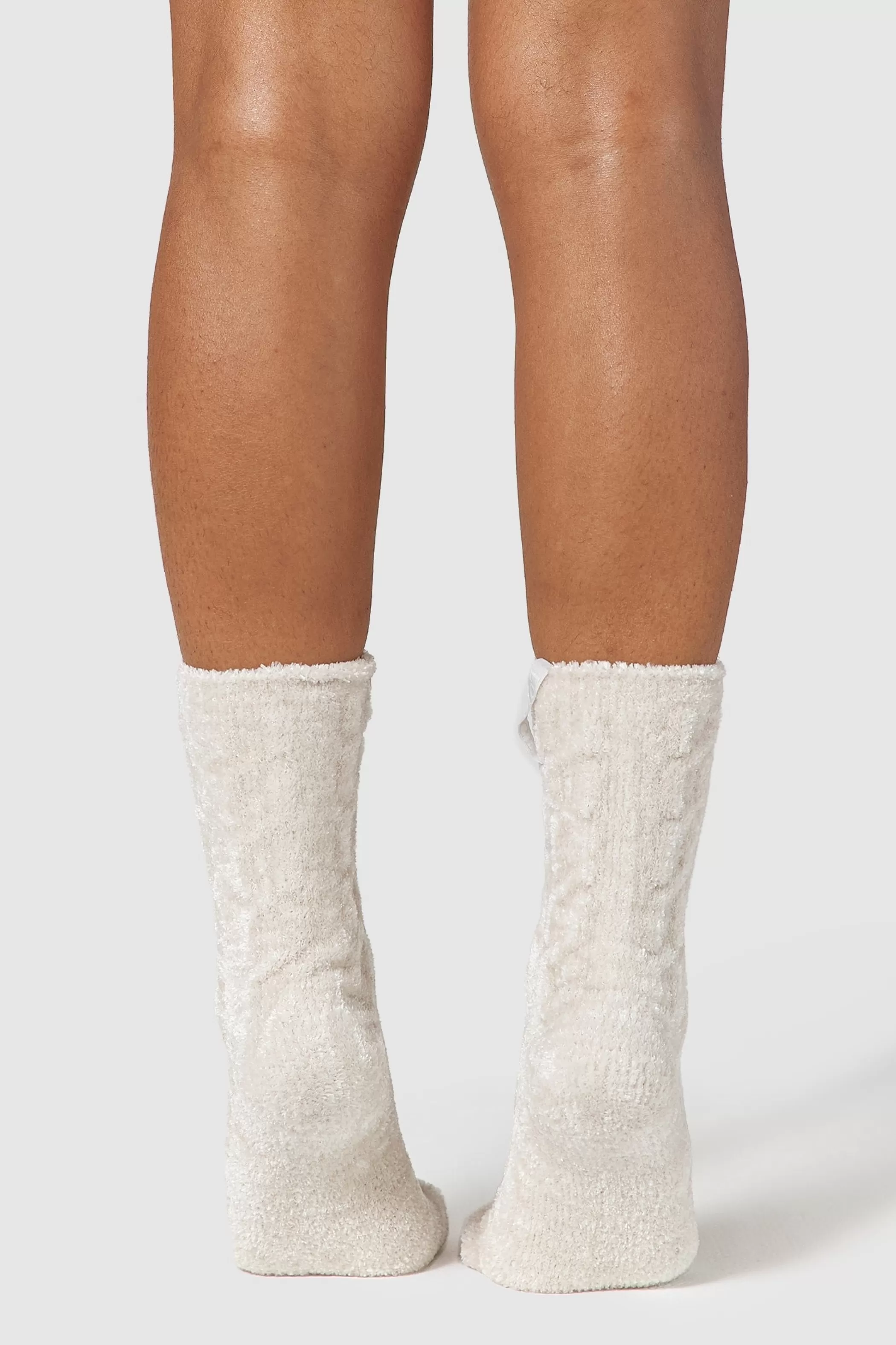Socks & Accessories | Accessories | Lounge Chenille Knitted Socks - Pearl