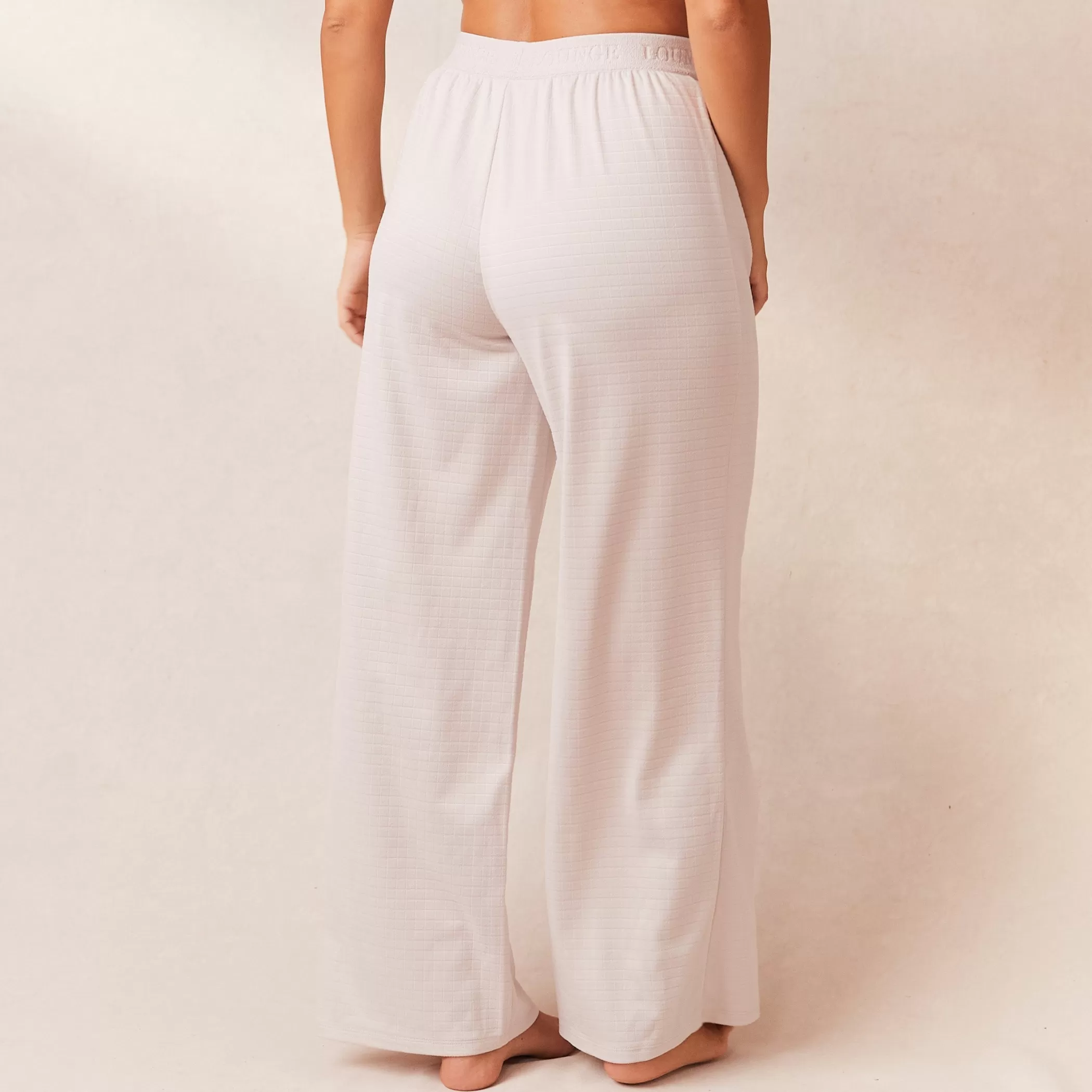 Fleece | Bottoms | Lounge Classic Fleece Oversized Pajama Trousers - Cream