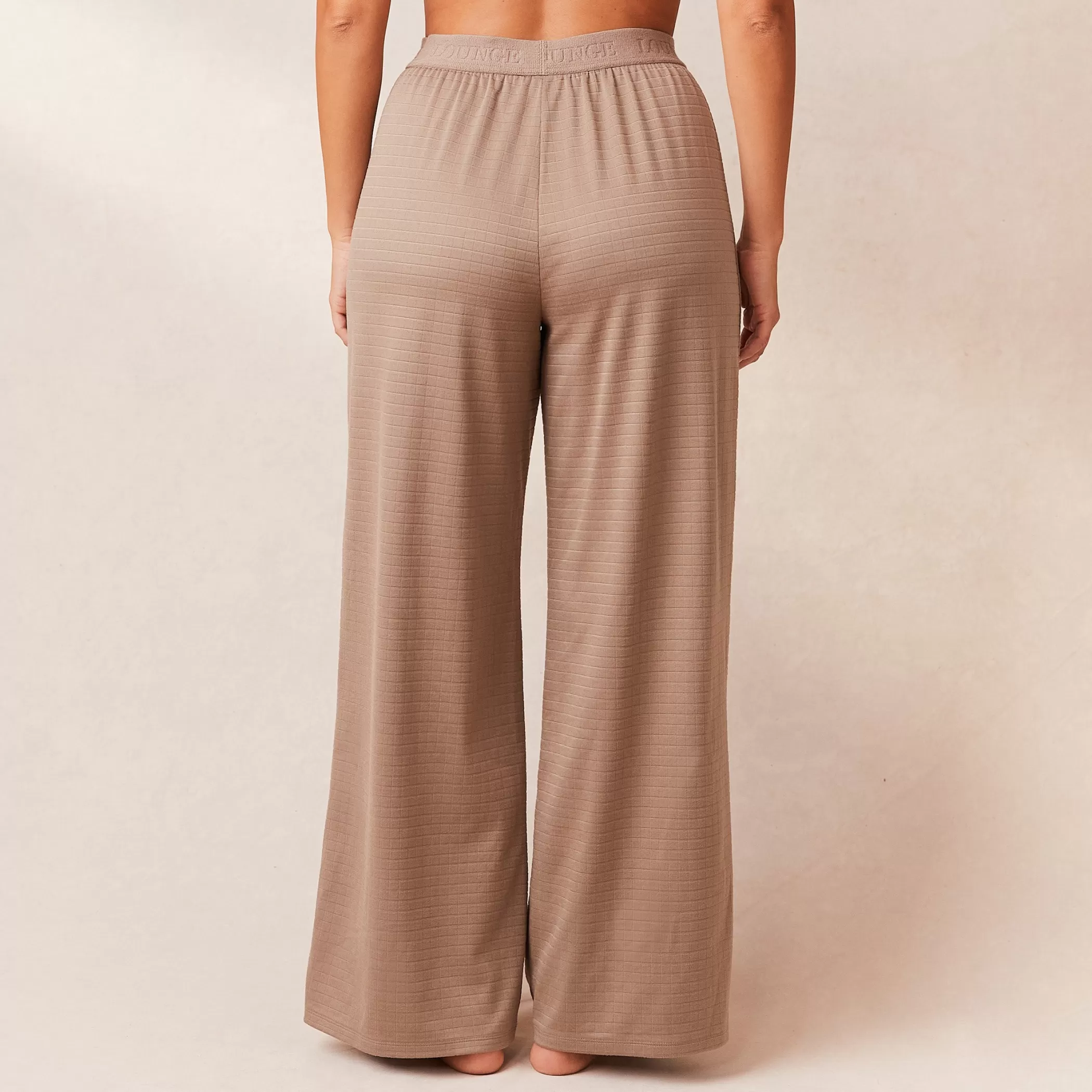 Fleece | Bottoms | Lounge Classic Fleece Oversized Pajama Trousers - Fawn
