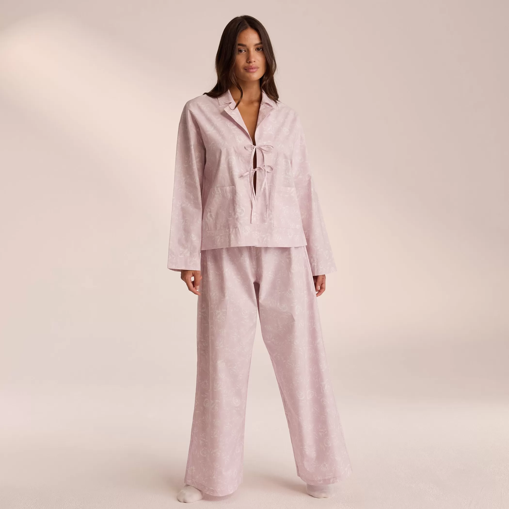 Breakfast Club | Bottoms | Lounge Cotton Pajama Pants - Lilac