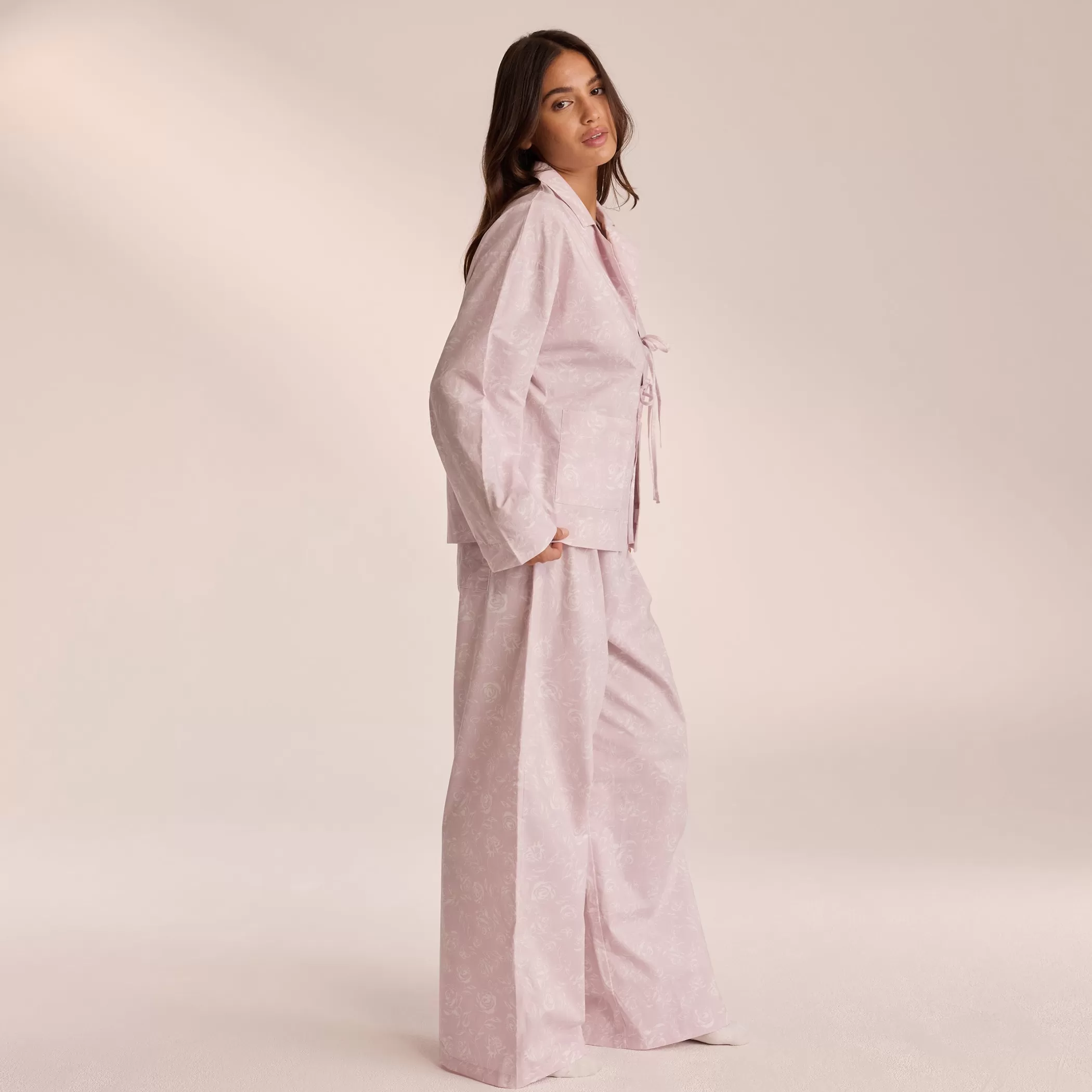 Breakfast Club | Bottoms | Lounge Cotton Pajama Pants - Lilac