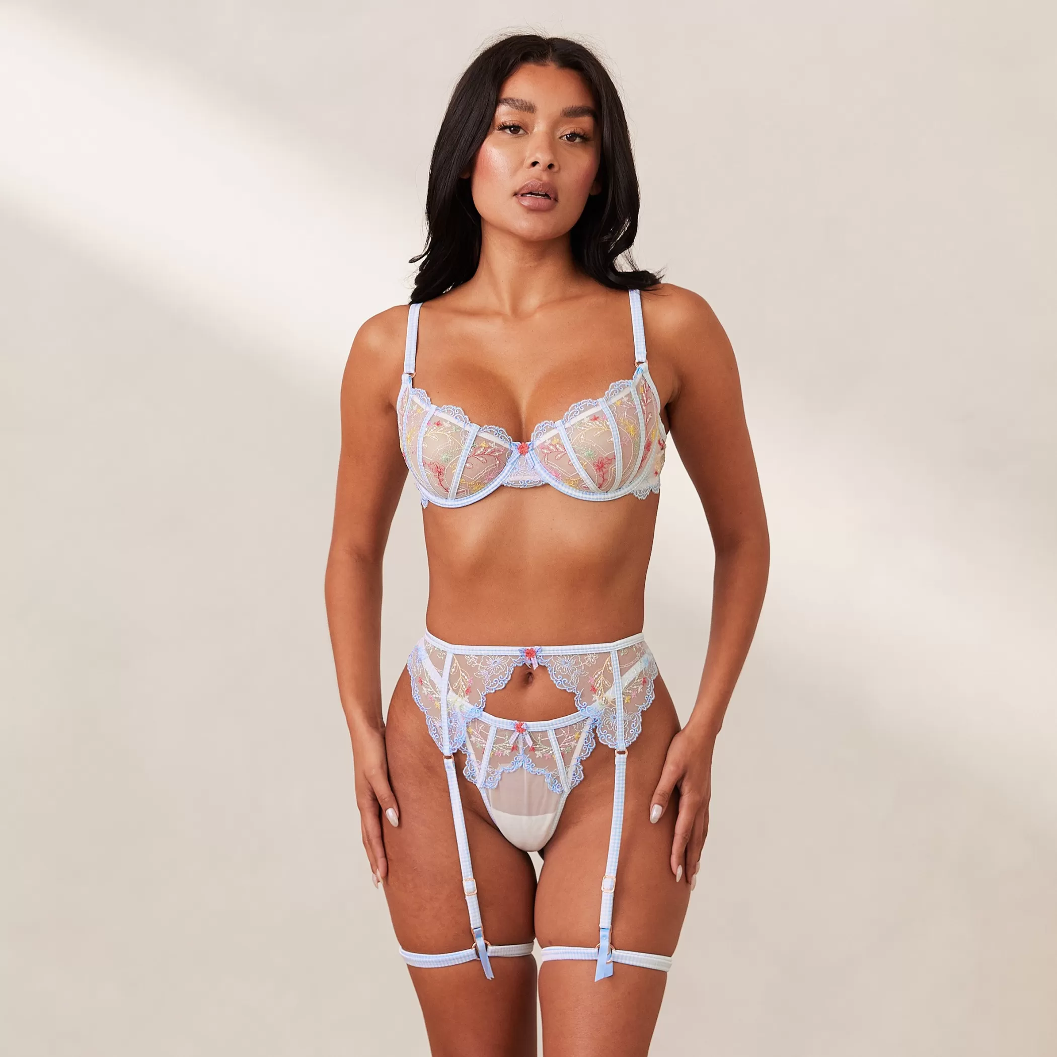 Intimates Sets | Lace | Lounge Ella Intimates Set - White