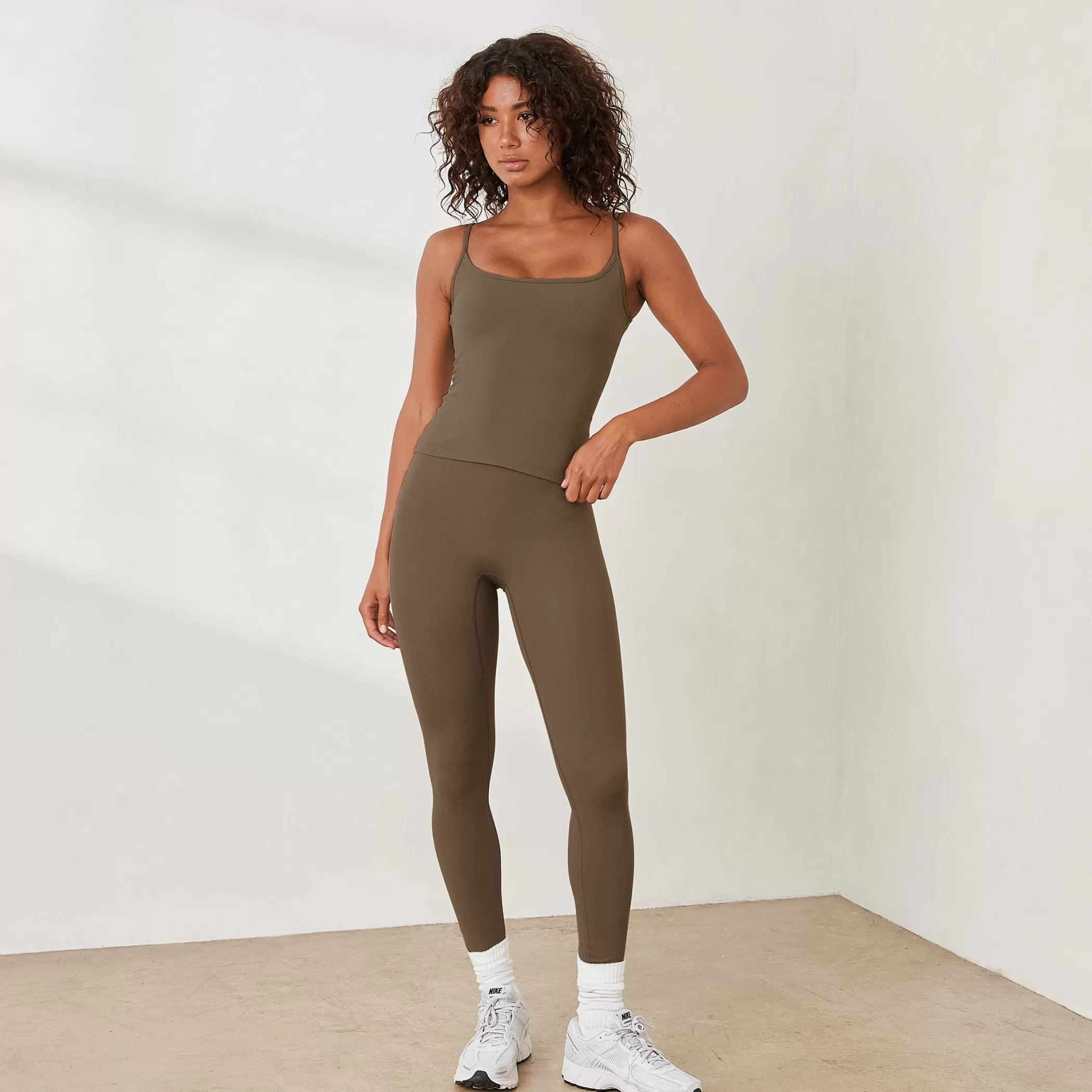 T-shirts & Tops | Lounge Essential Cami Top - Taupe Coffee