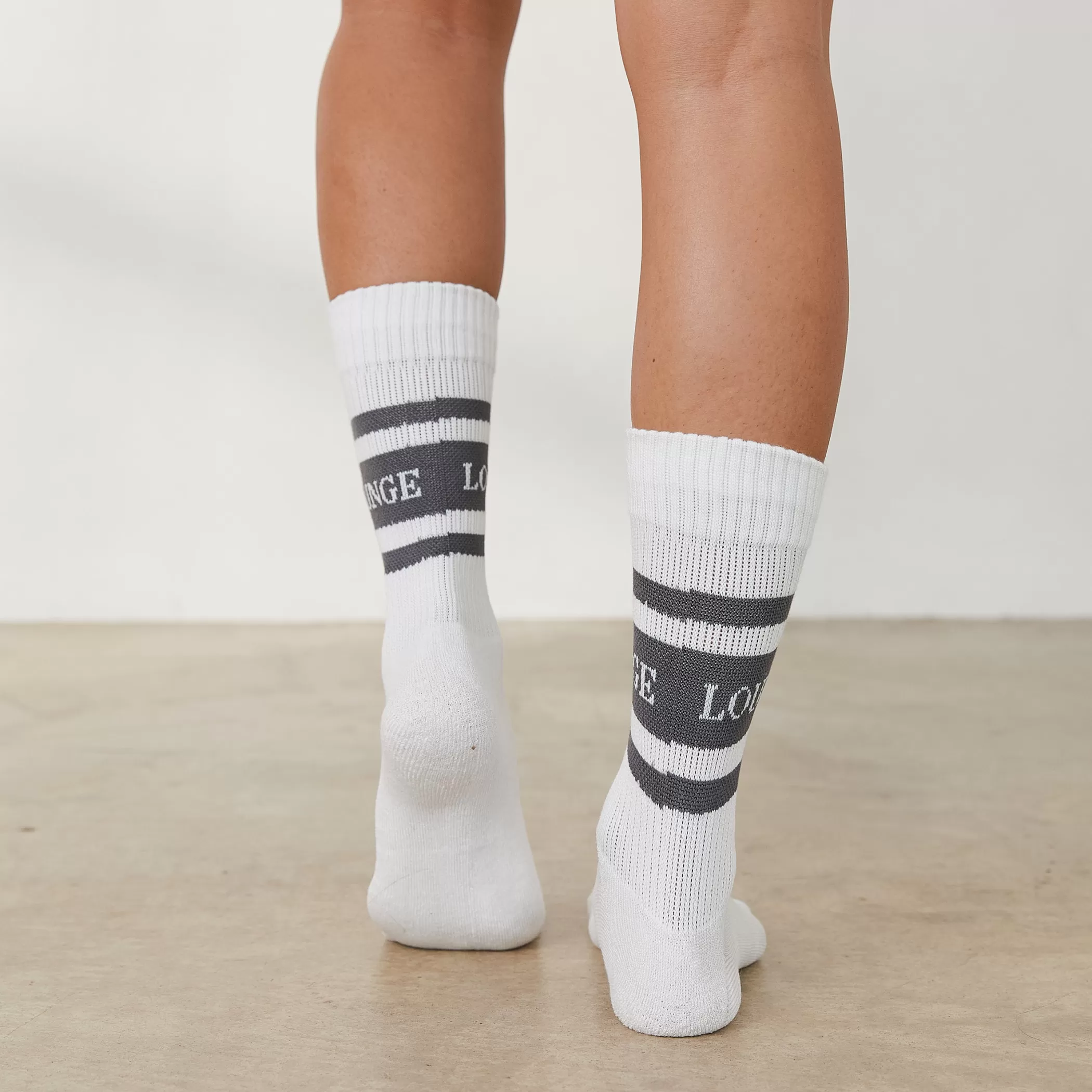 Socks & Accessories | Lounge Essential Socks (2 Pack) - Charcoal
