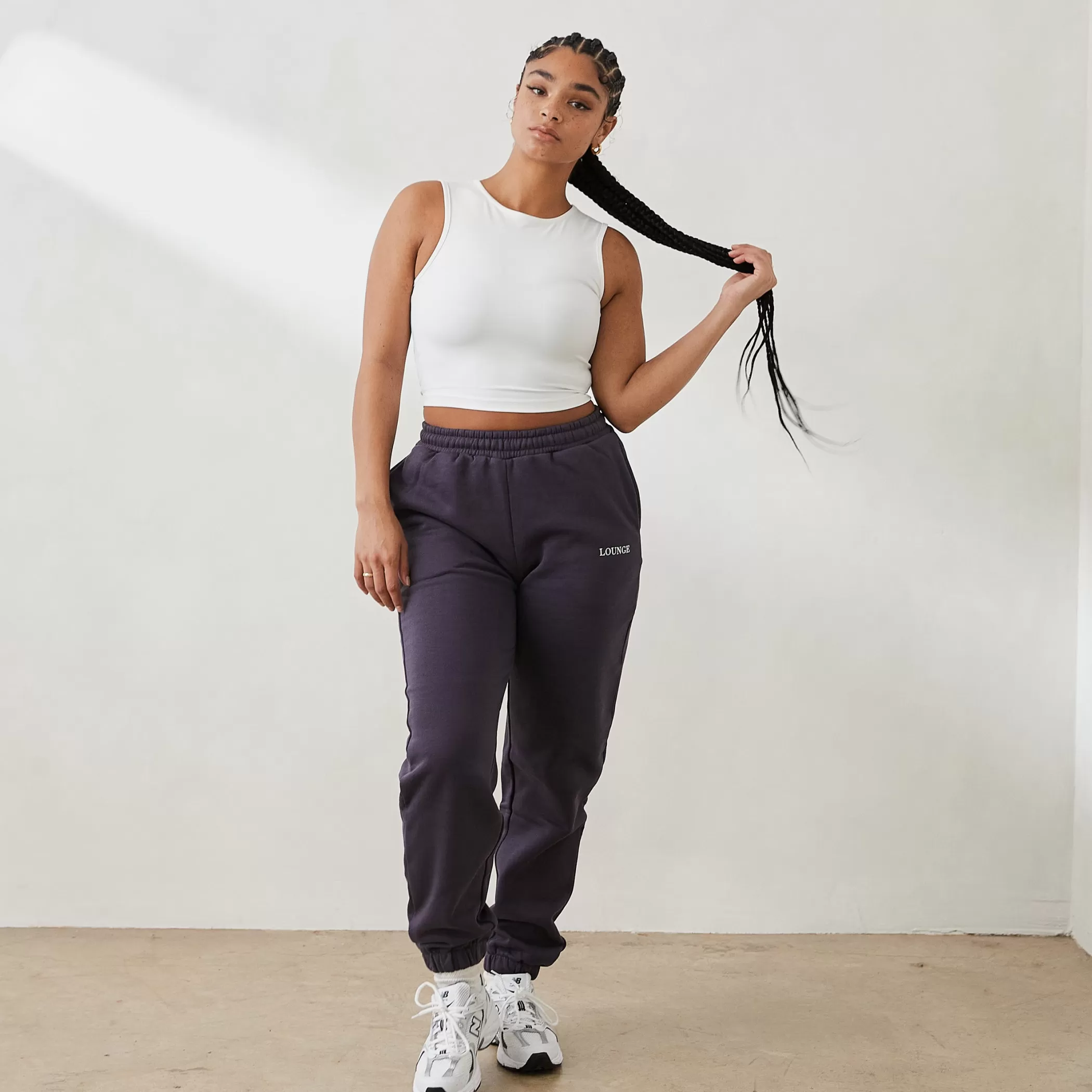 Essential | Loungewear | Lounge Essential Sweatpants - Smoked Blue SmokedBlue