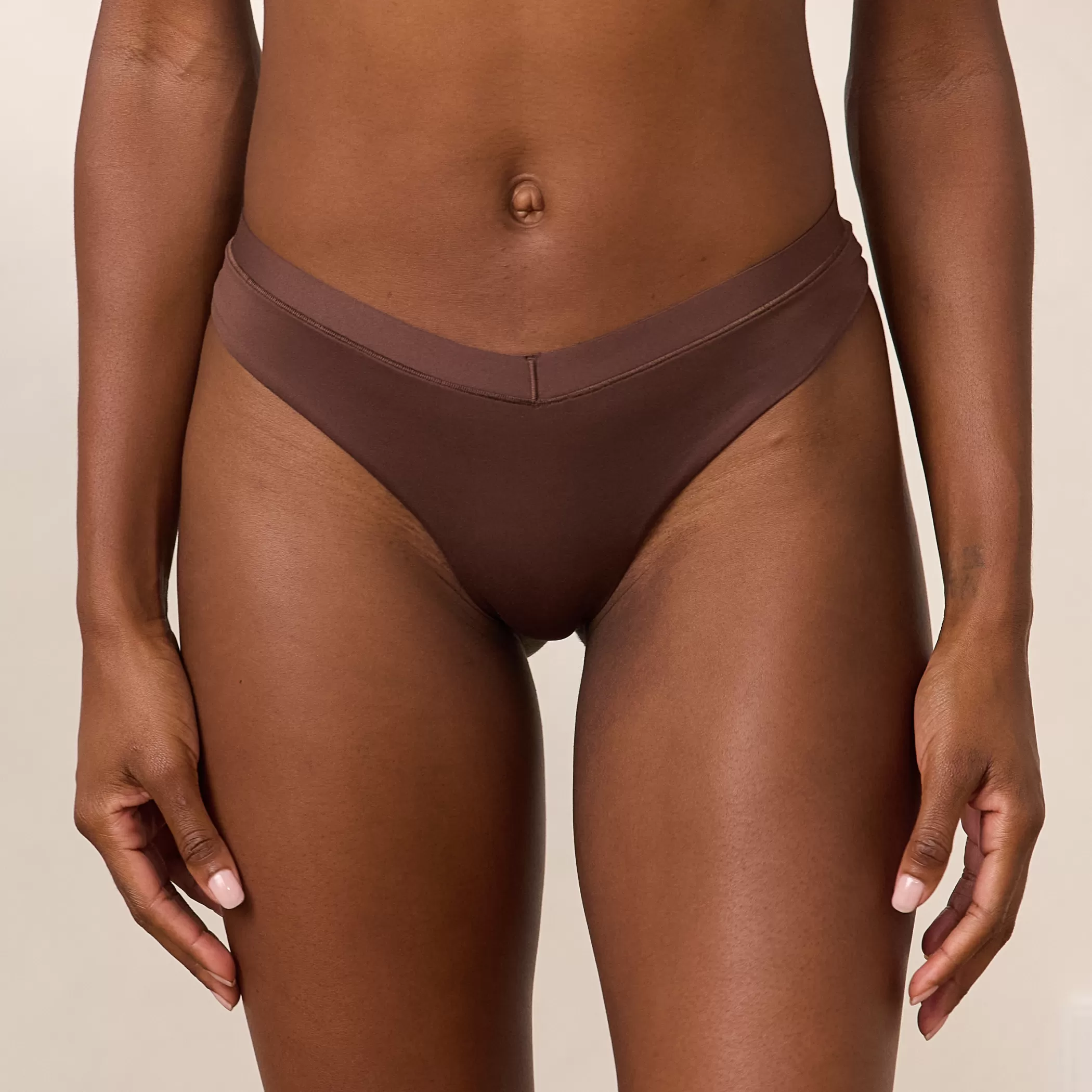 Brazilians | Briefs | Lounge Everyday Comfort Brazilian Briefs - Cocoa