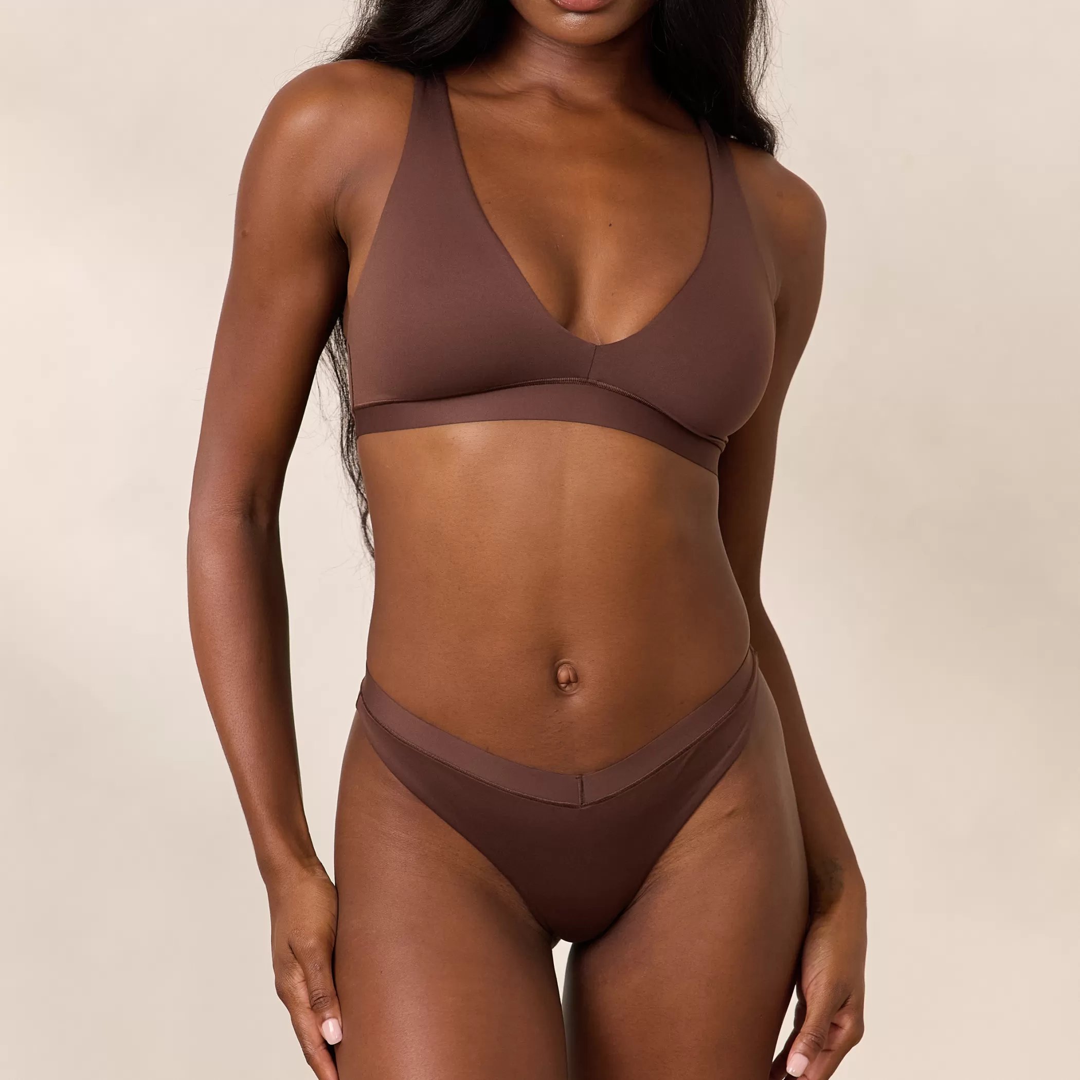 Triangle | Bralettes | Lounge Everyday Comfort Triangle Bra - Cocoa
