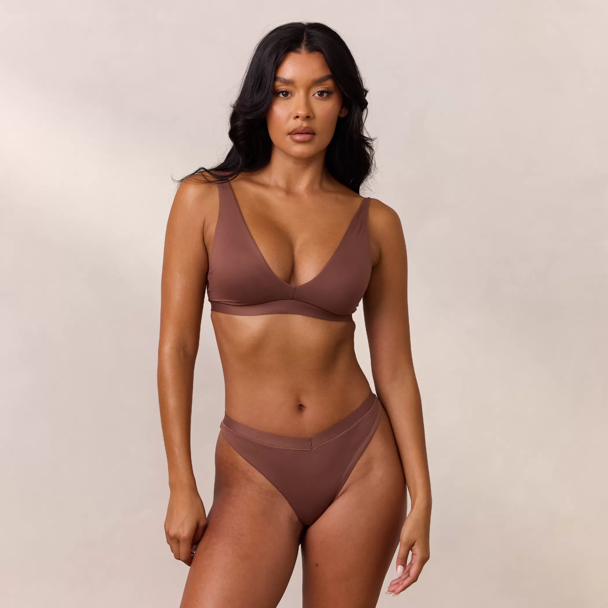 Triangle | Bralettes | Lounge Everyday Comfort Triangle Bra - Nutmeg