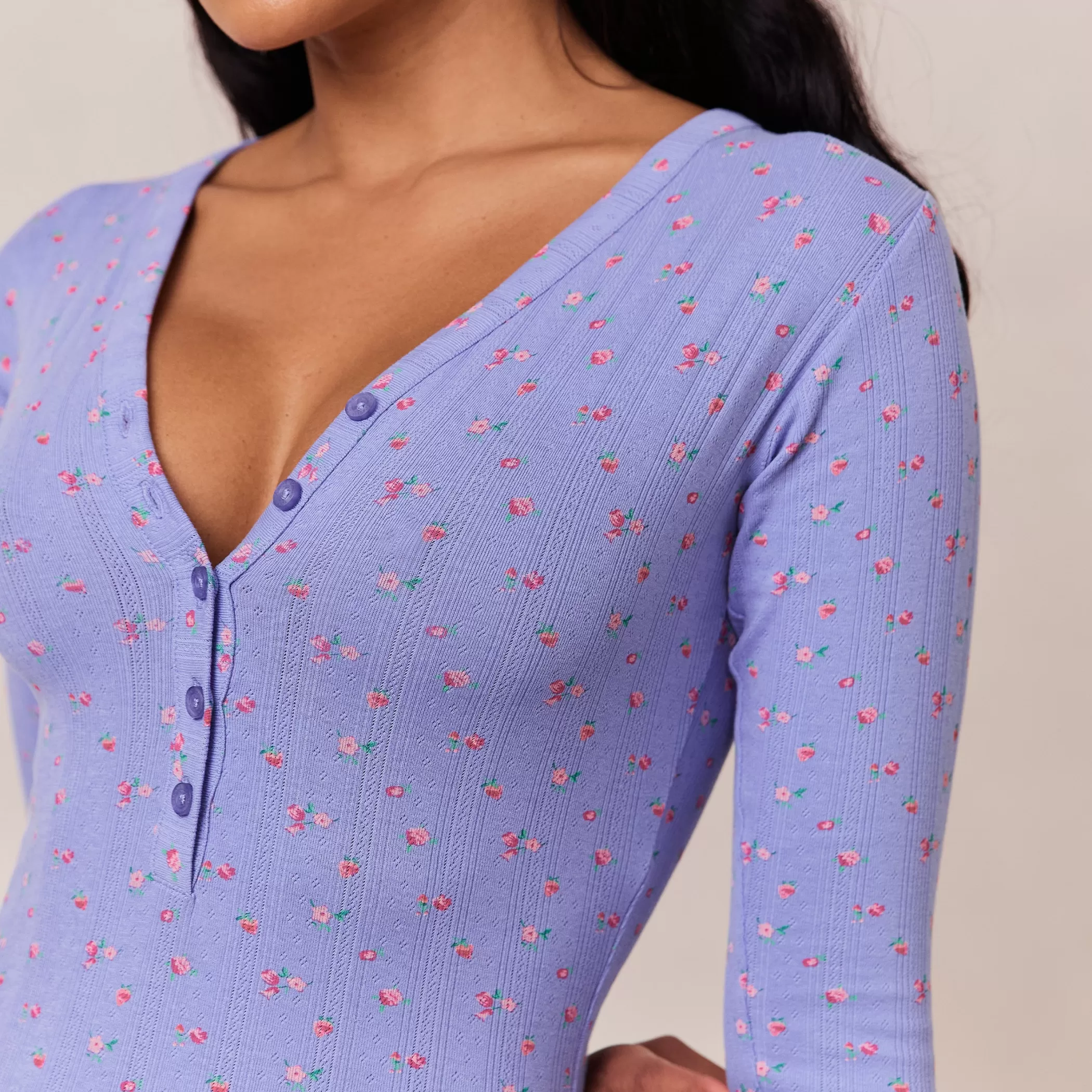 Breakfast Club | Sets | Lounge Floral Romper - Blue Print BluePrint