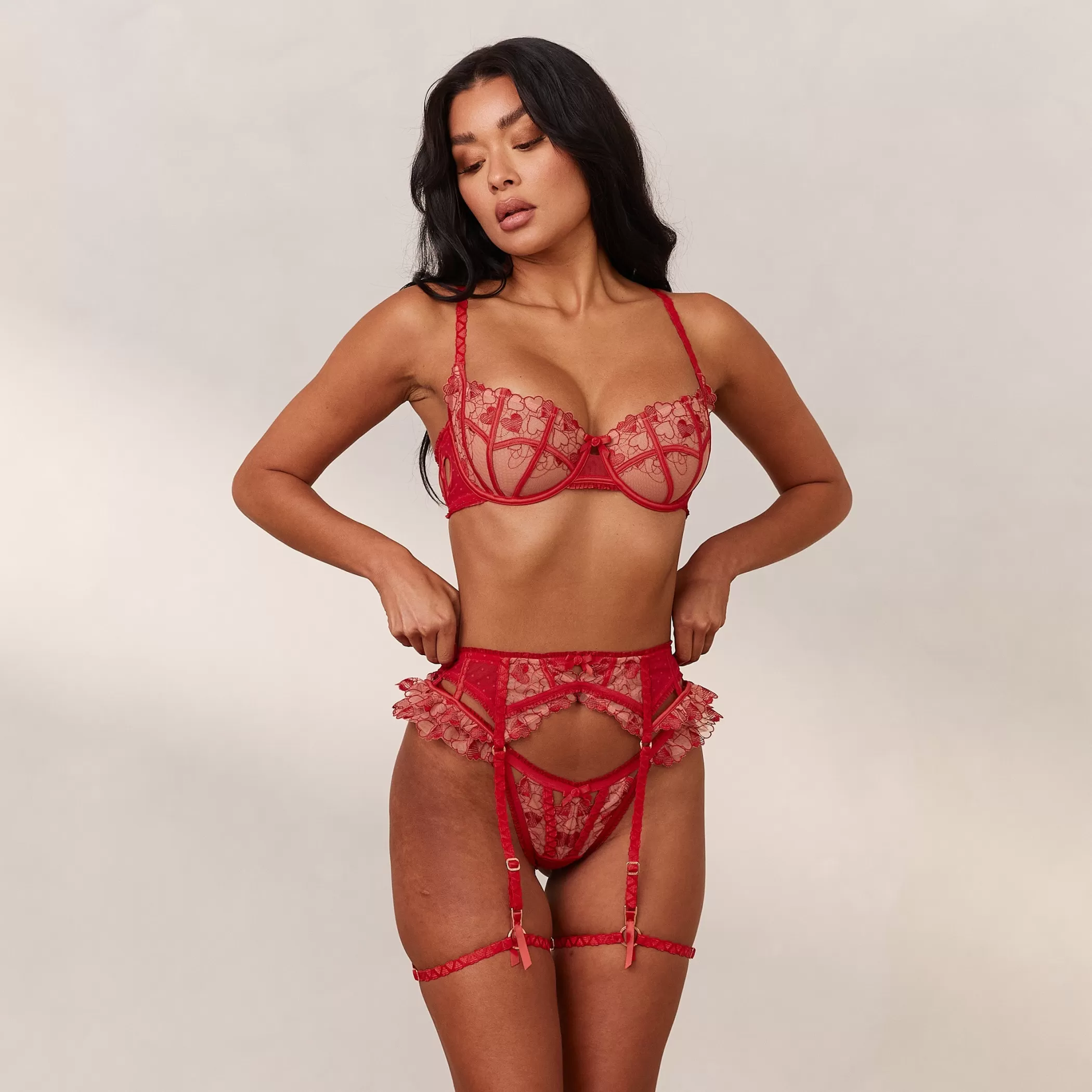 Intimates Sets | Lounge Isadora Intimates Bra (Set) - Maroon