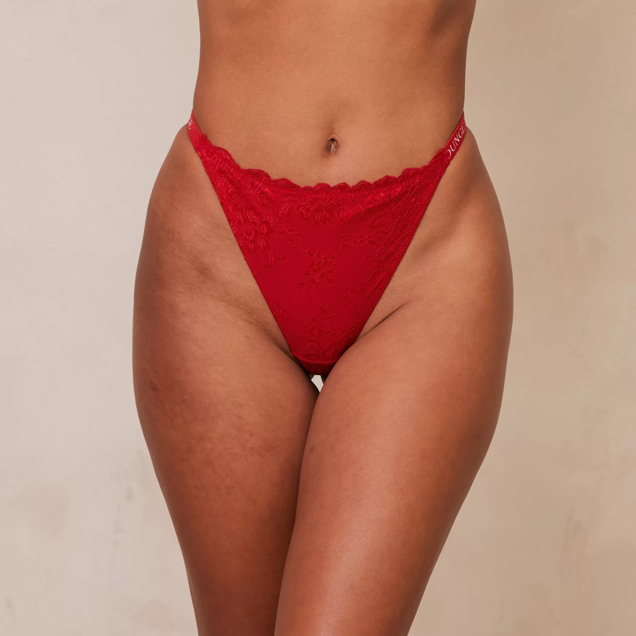 Panties | Lounge Lace Magic Thong - Maroon