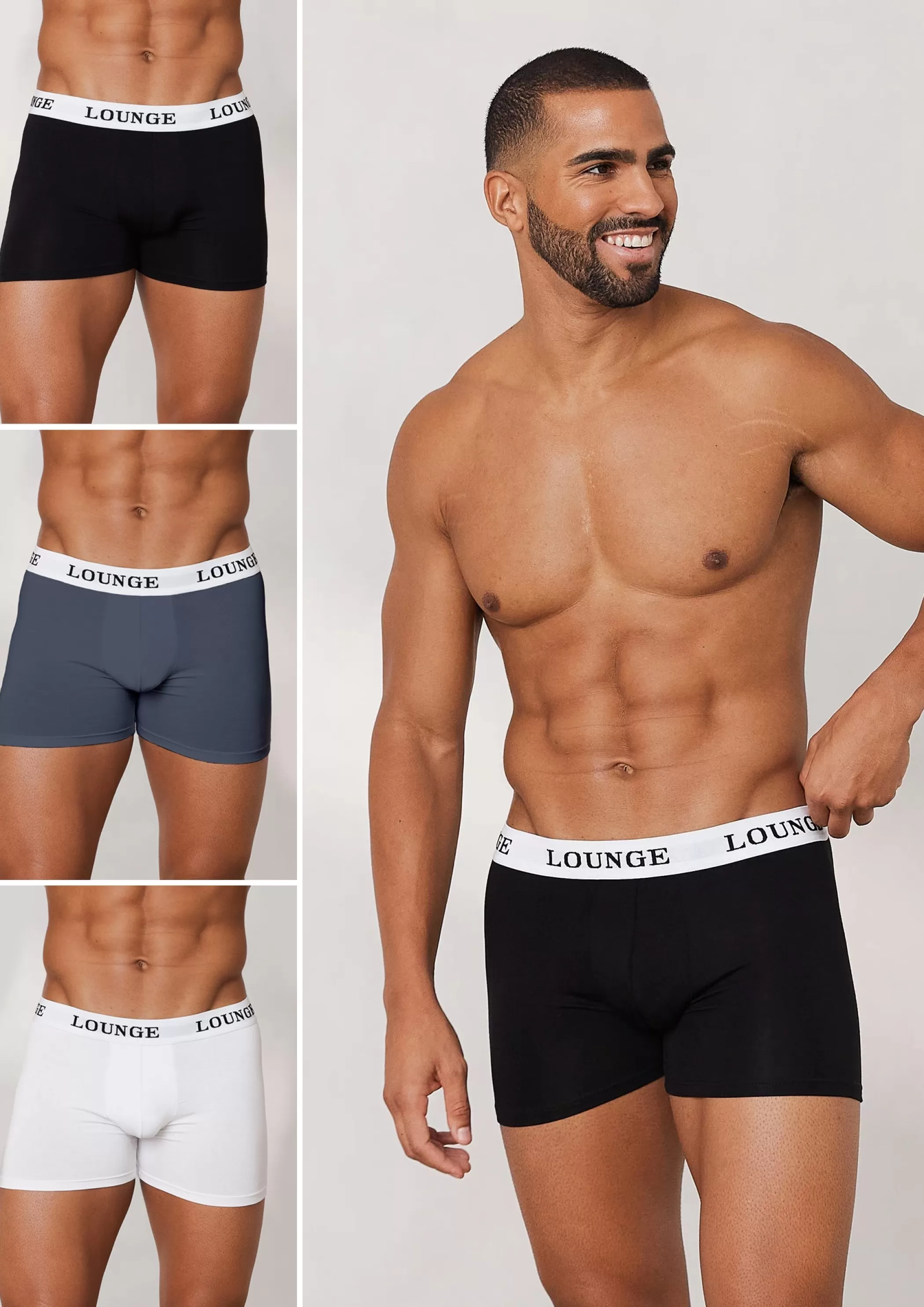 Multipacks | Mens Boxers | Lounge Men's Everyday Boxers (3 Pack) - pack Multi