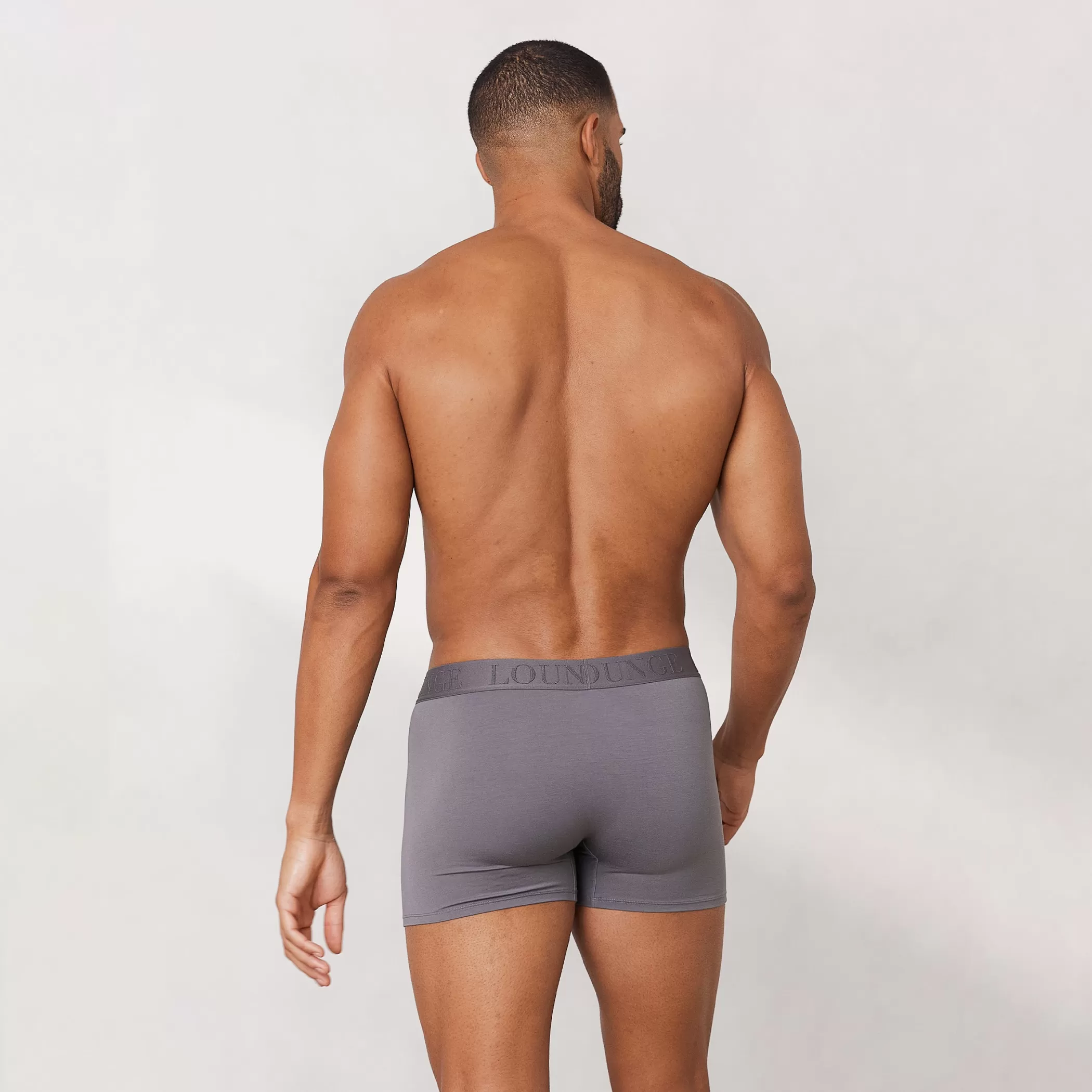 Multipacks | Mens Boxers | Lounge Men's Luxe Boxers (3 Pack) - Charcoal