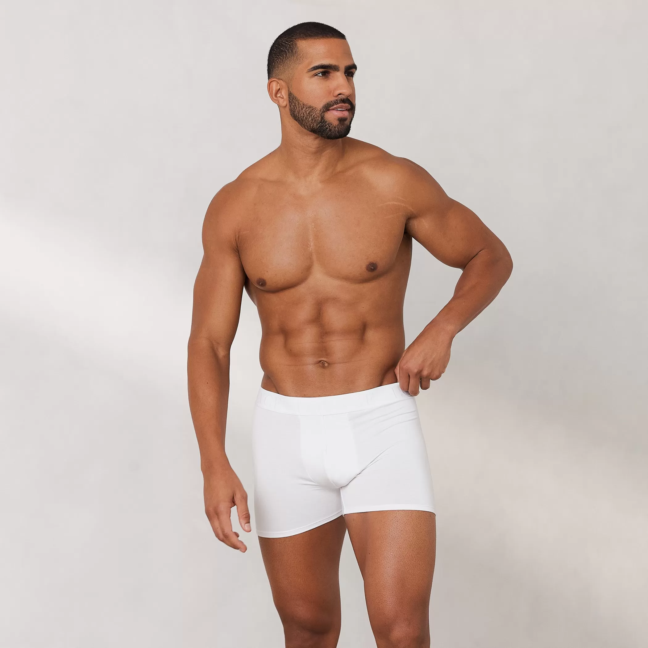 Multipacks | Mens Boxers | Lounge Men's Luxe Boxers (3 Pack) - White
