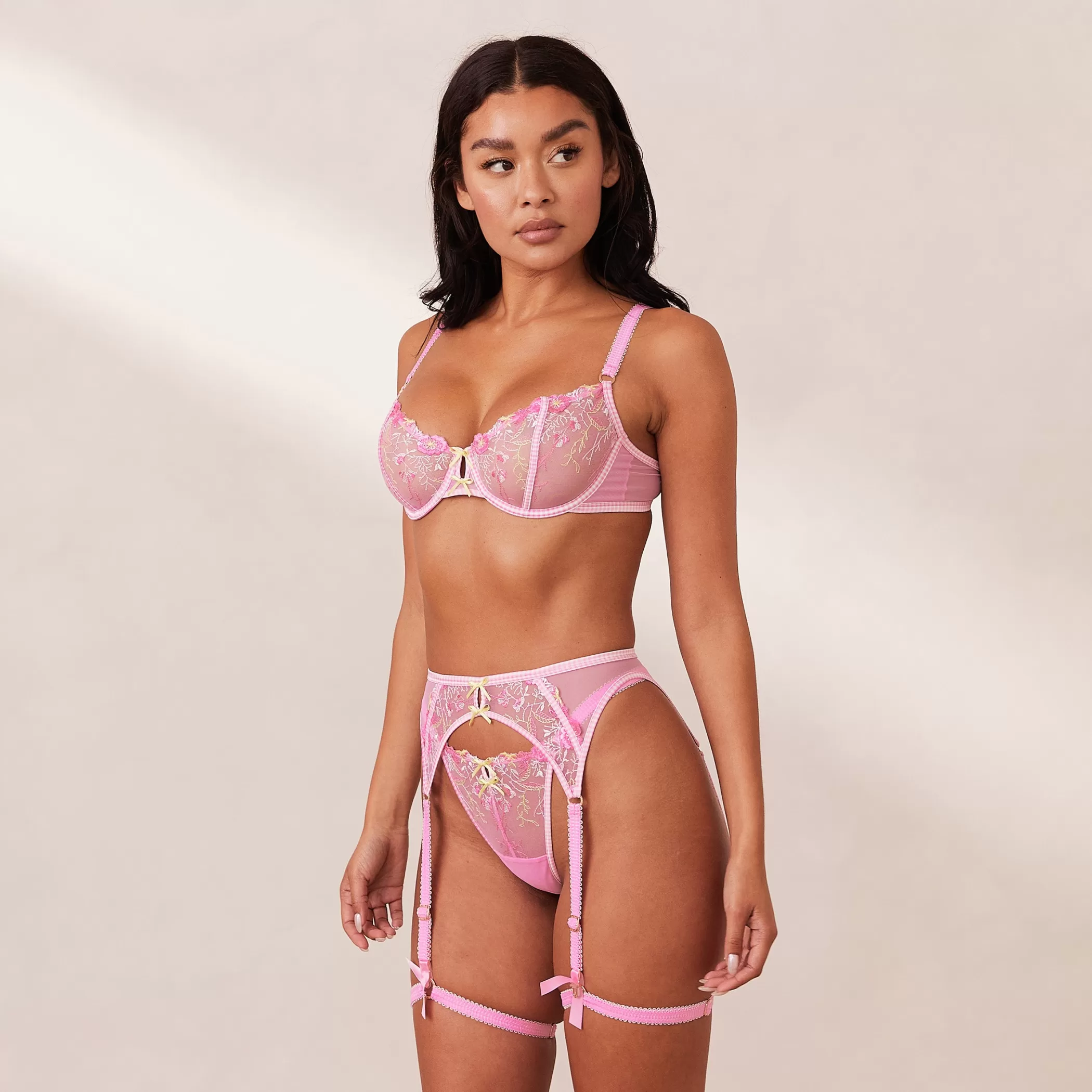 Intimates Sets | Lace | Lounge Nelly Intimates Set - Pink