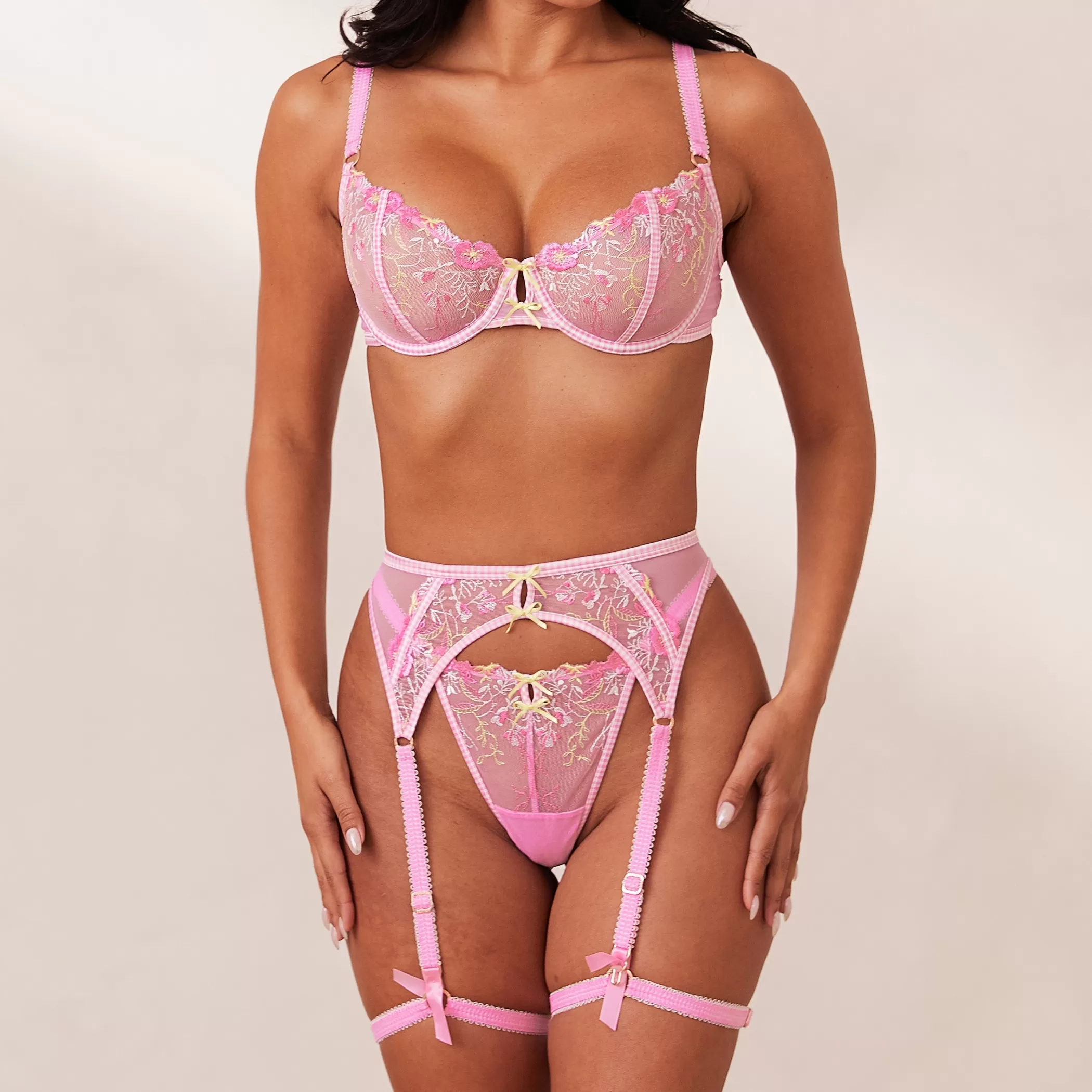 Intimates Sets | Lace | Lounge Nelly Intimates Set - Pink