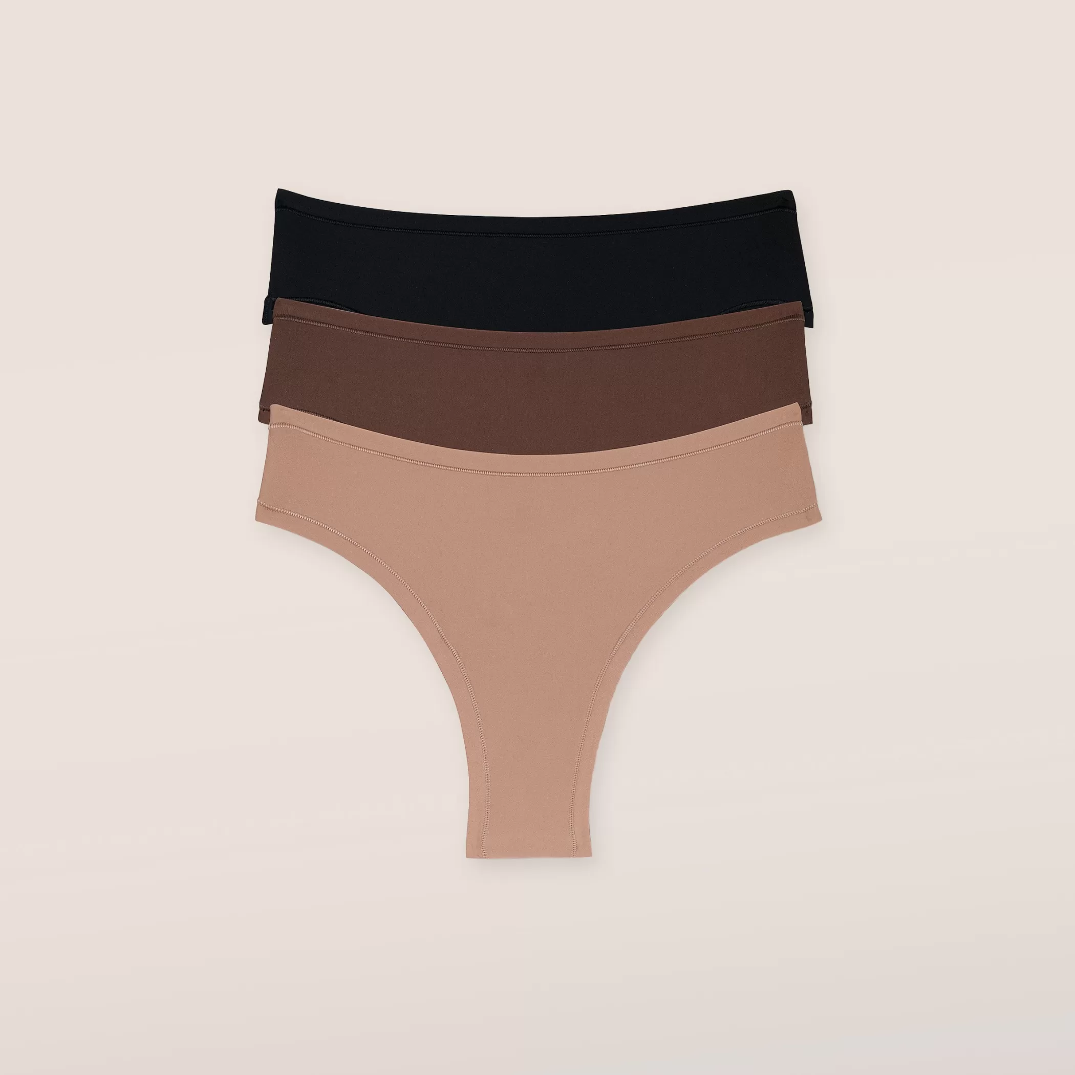 Multipacks | Brazilians | Lounge Nude Brazilian Briefs (3 Pack) - Multi