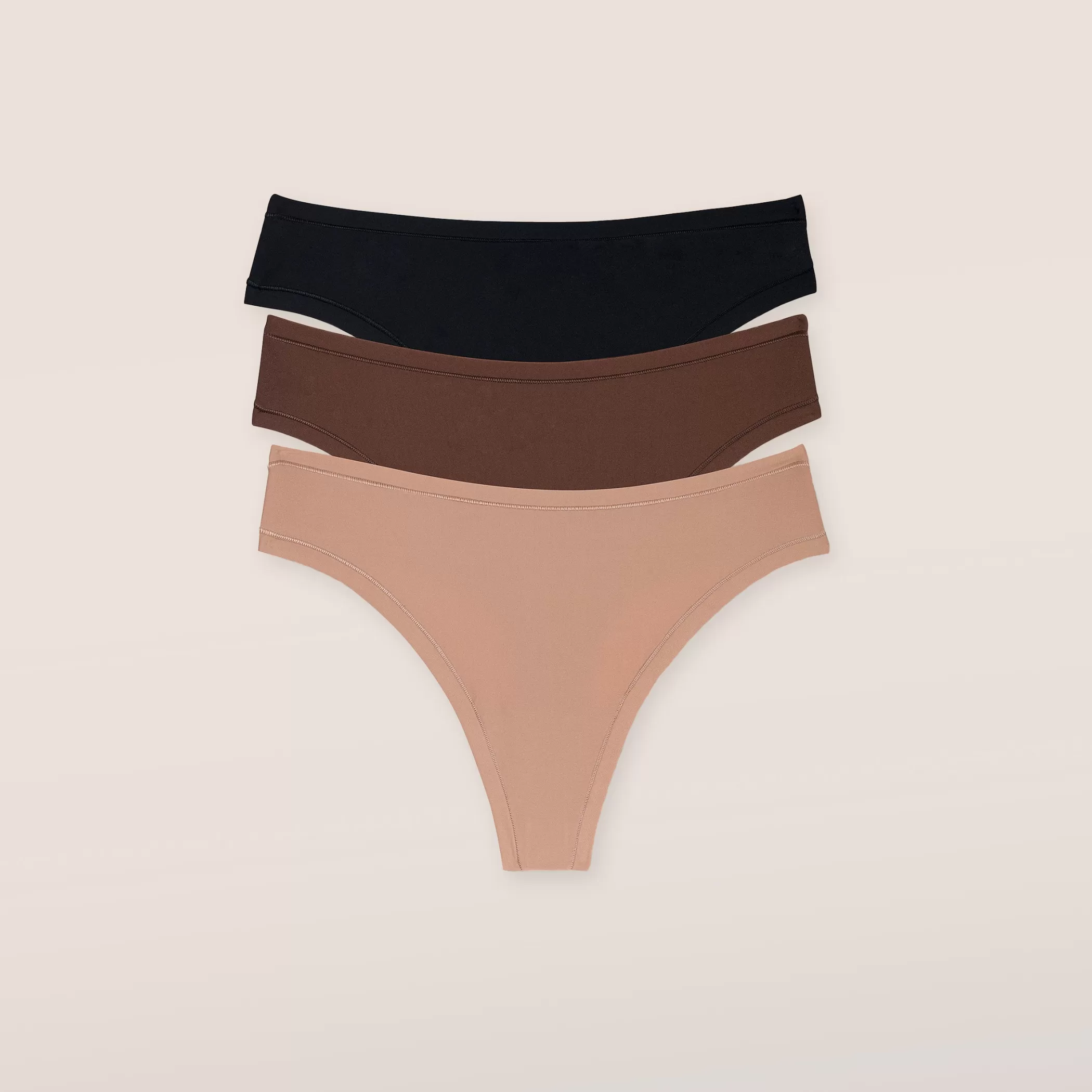 Multipacks | Lounge Nude Thong (3 Pack) - Multi