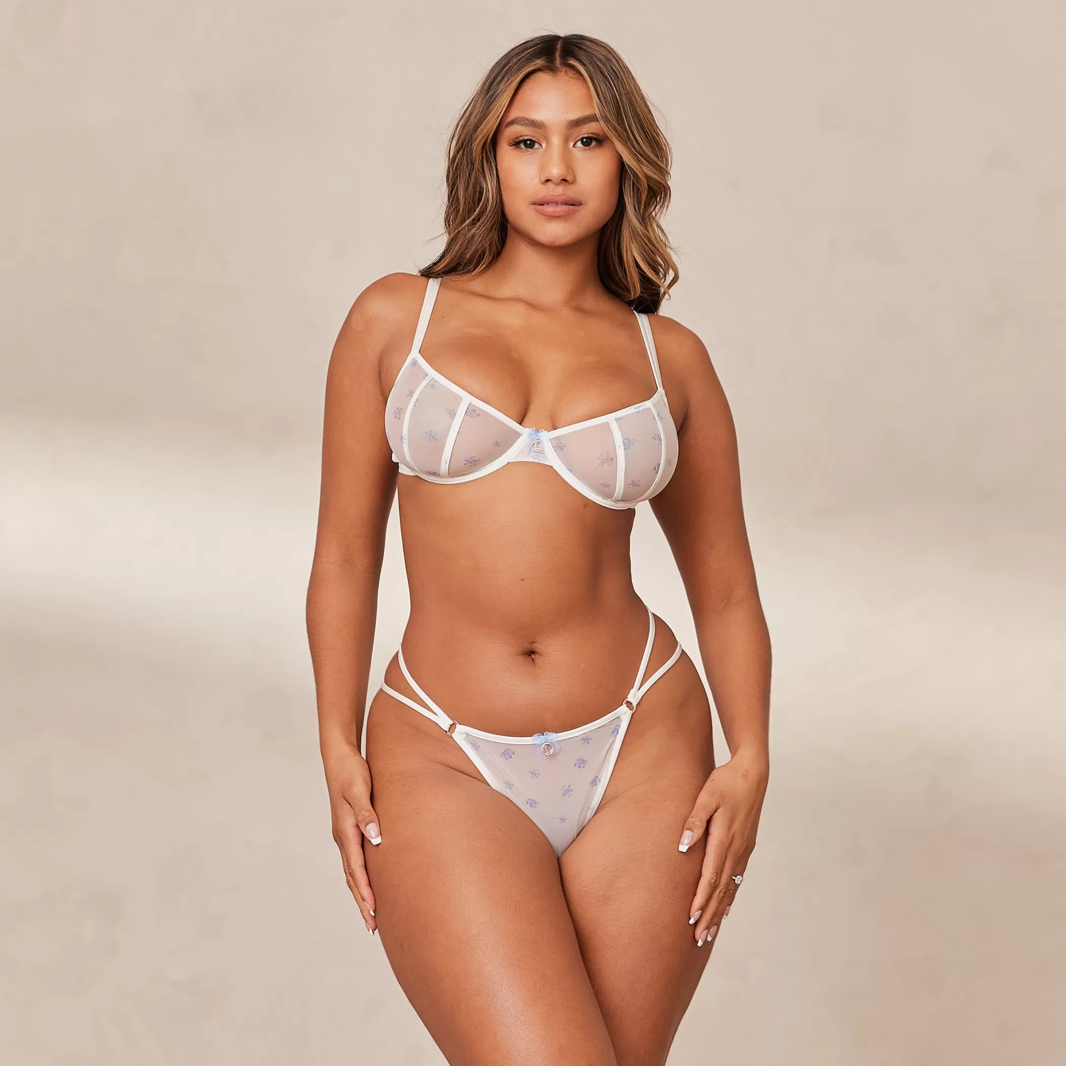 Intimates | Lounge Perrie Intimates Bra - White