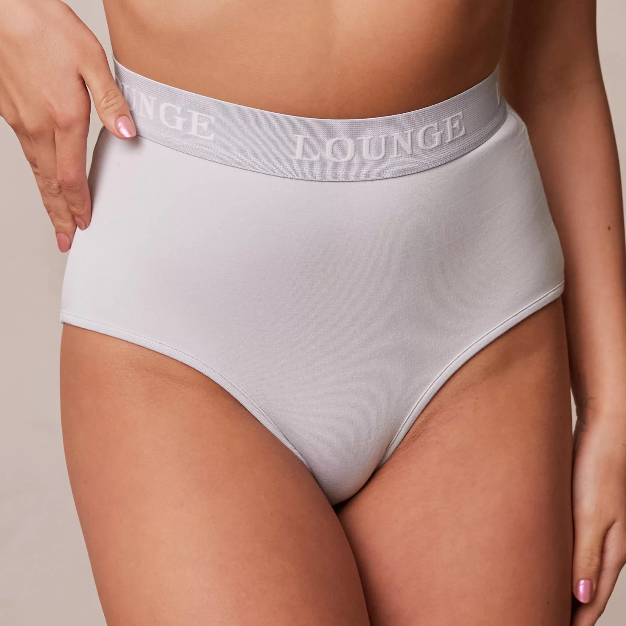 Sleep | Lounge Pinstripe Pajama Briefs - Frost