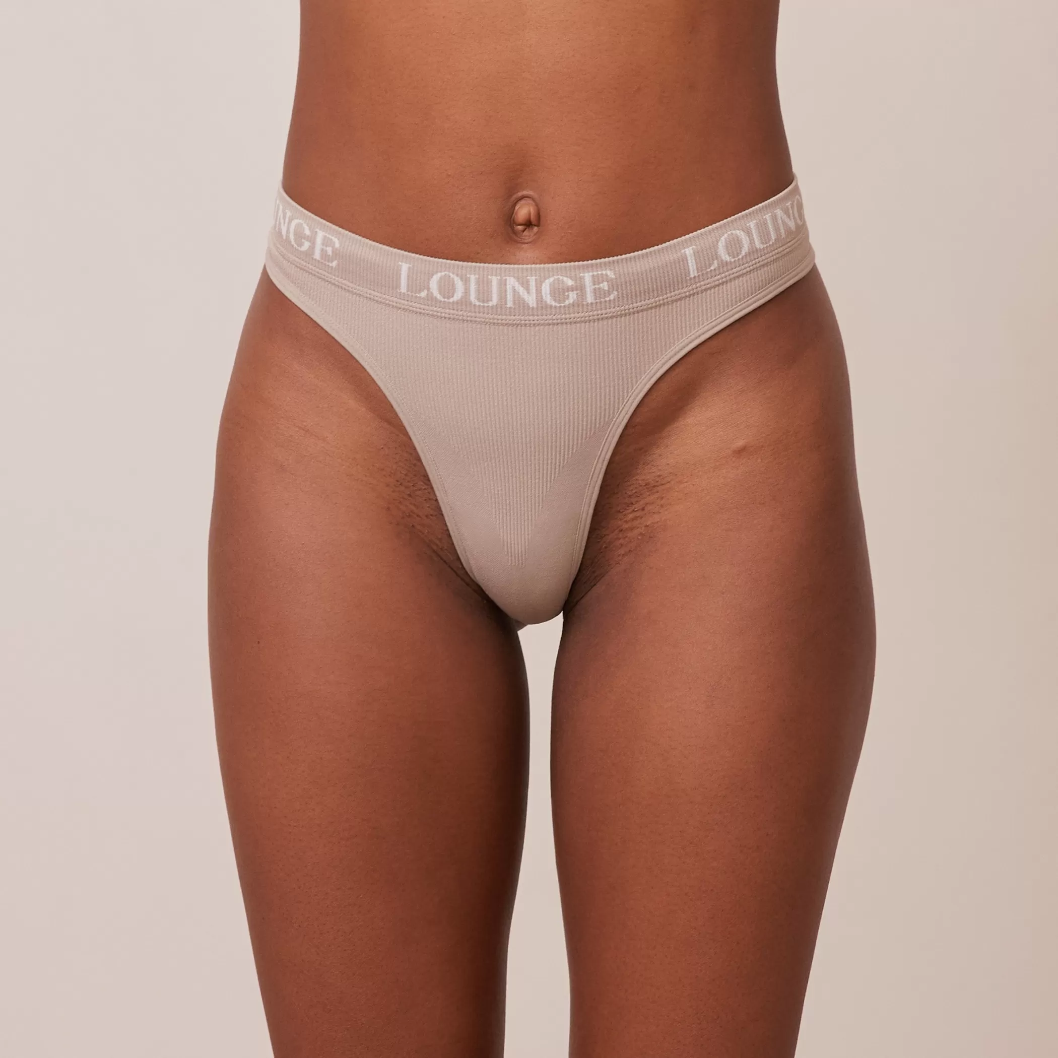 Thongs | Lounge Seamless Thong - Mink