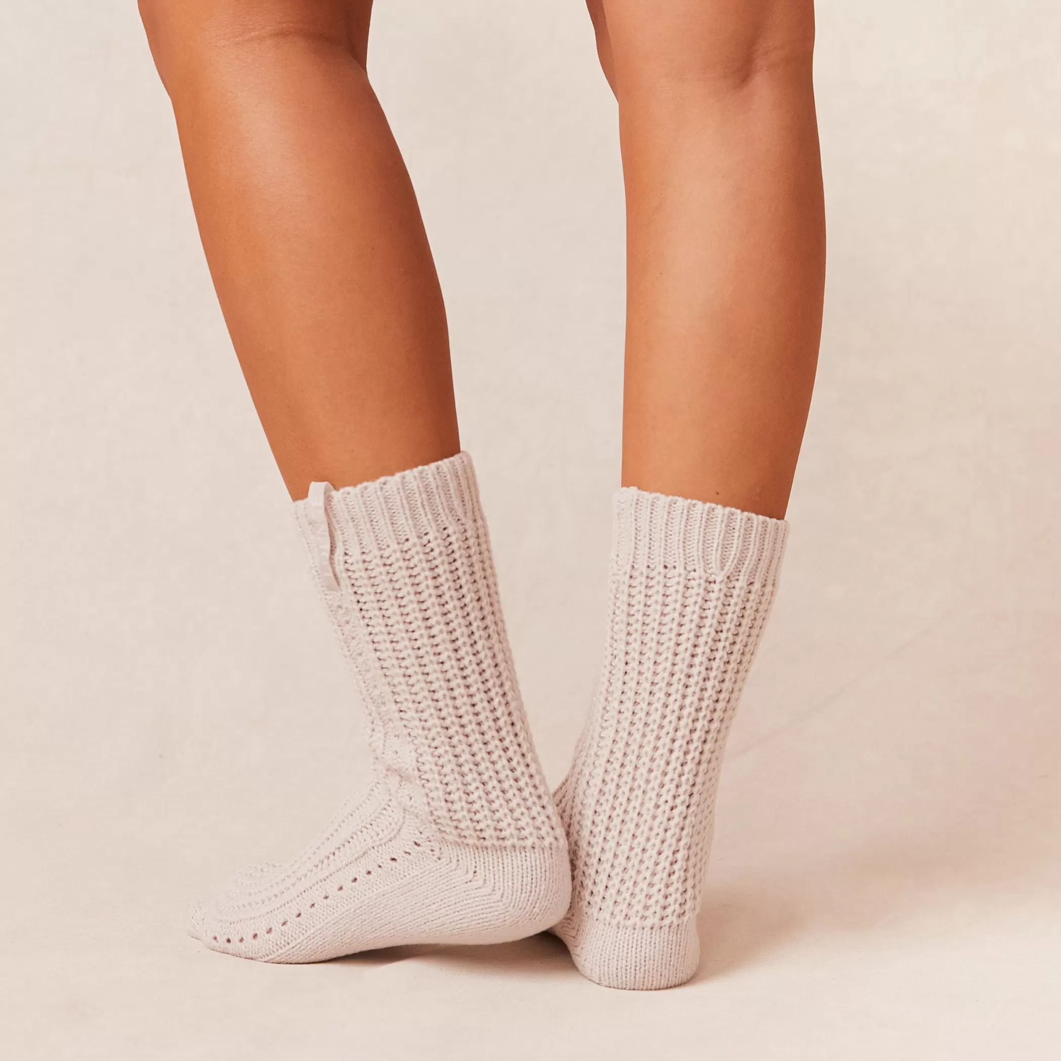 Accessories | Socks & Accessories | Lounge Snooze Knitted Socks - Cream