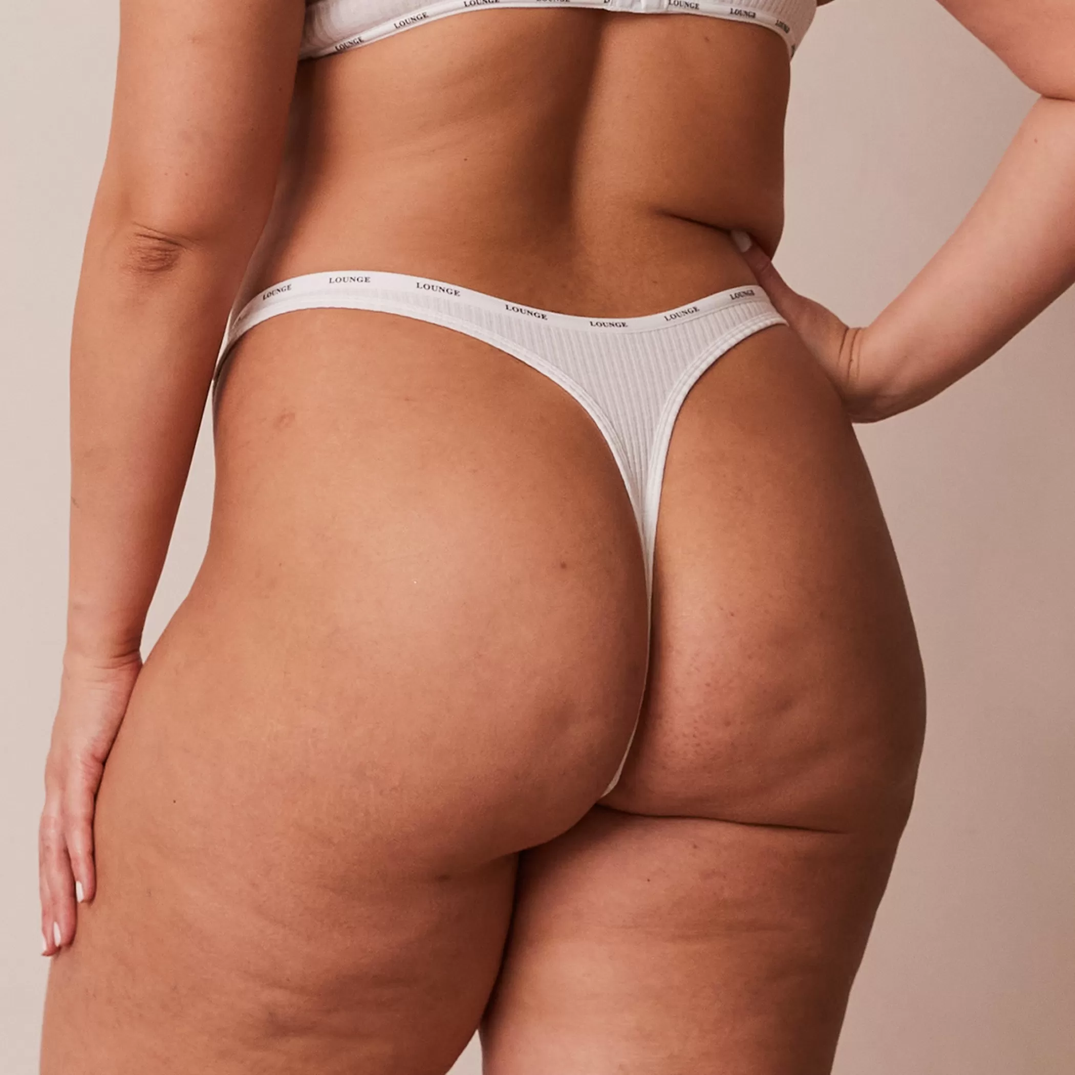 Panties | Lounge So Soft Ribbed Thong - White
