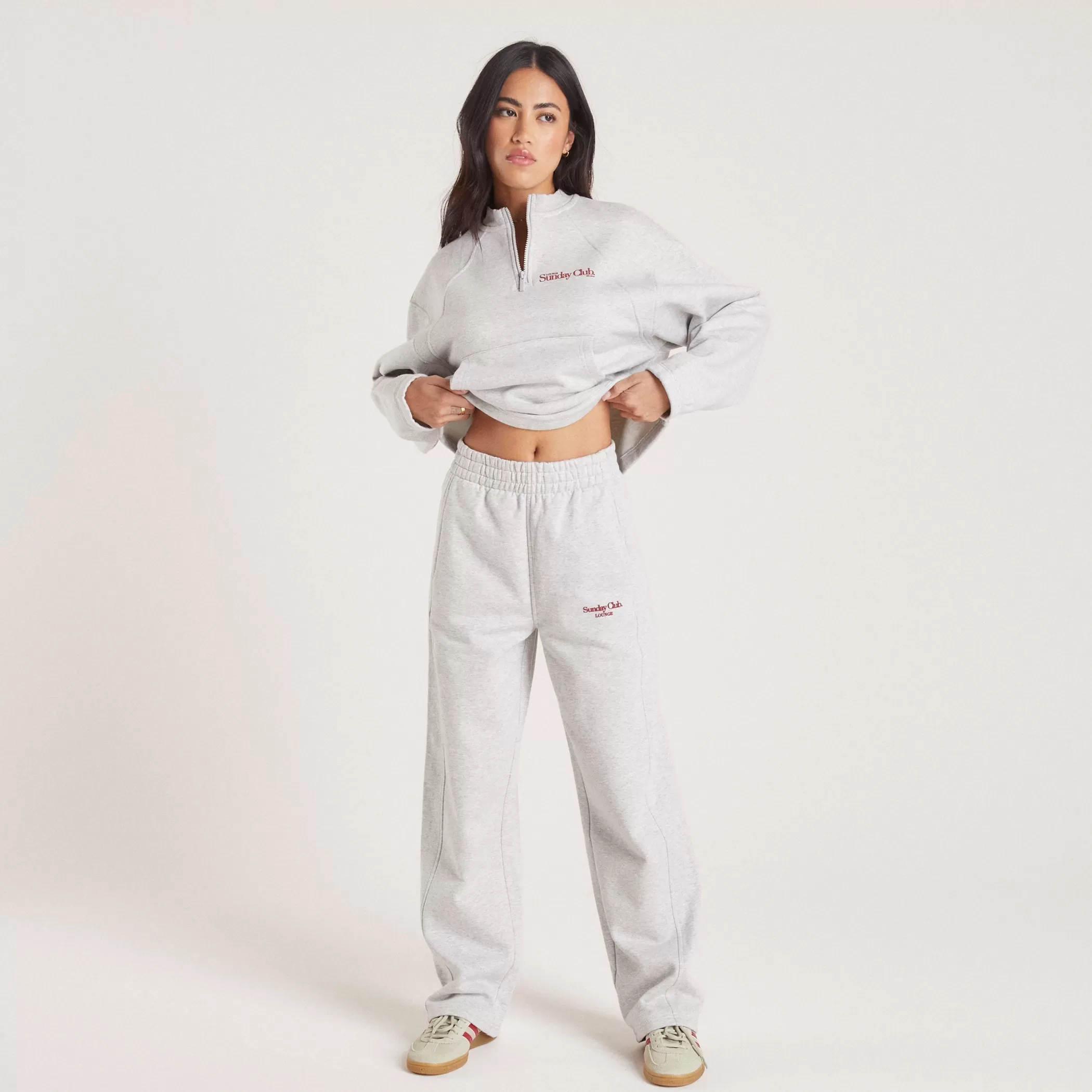 Sunday Club | Sunday Club | Lounge Straight Leg Sweatpants - Grey Marl GreyMarl