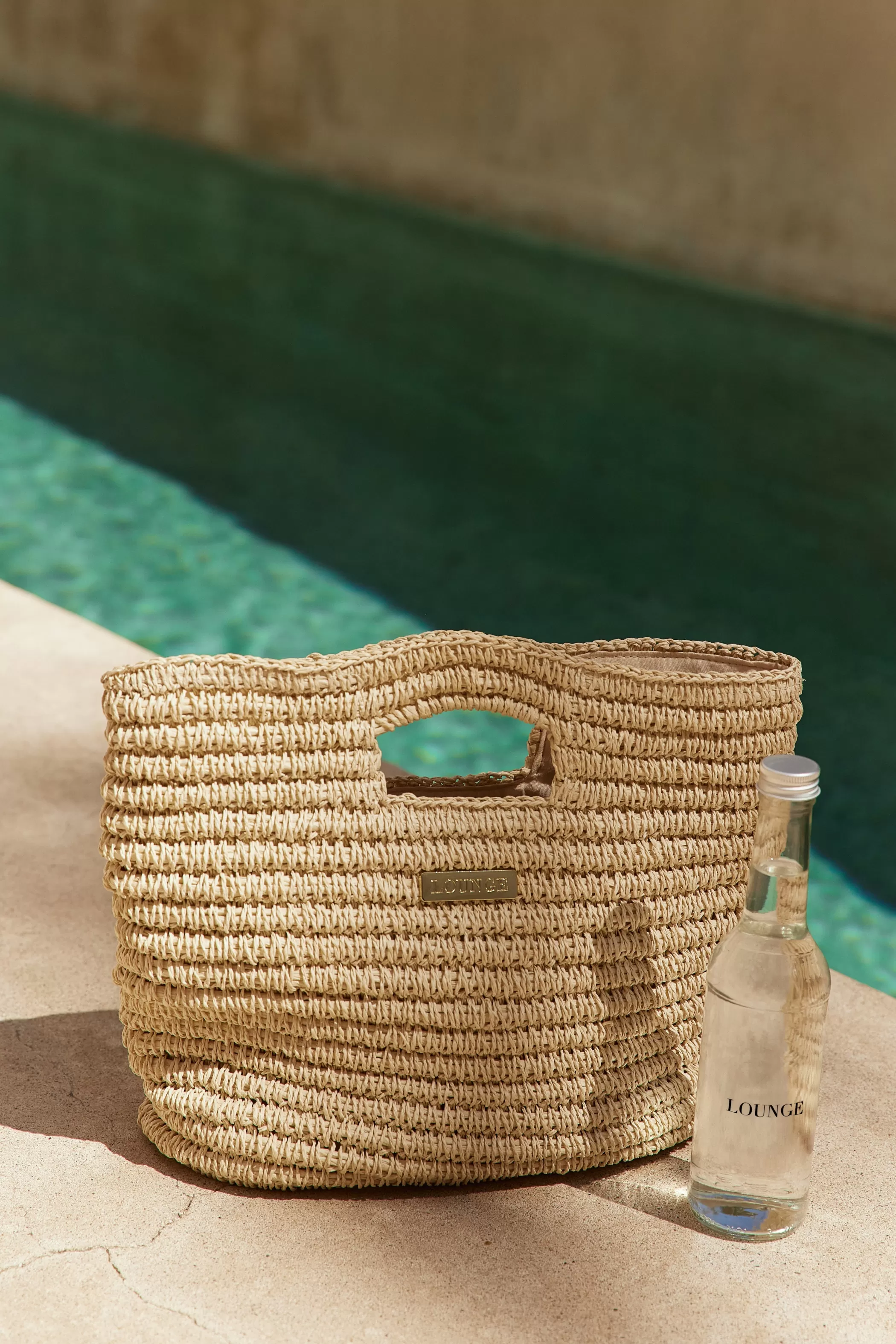Accessories | Lounge Straw Beach Bag - Natural