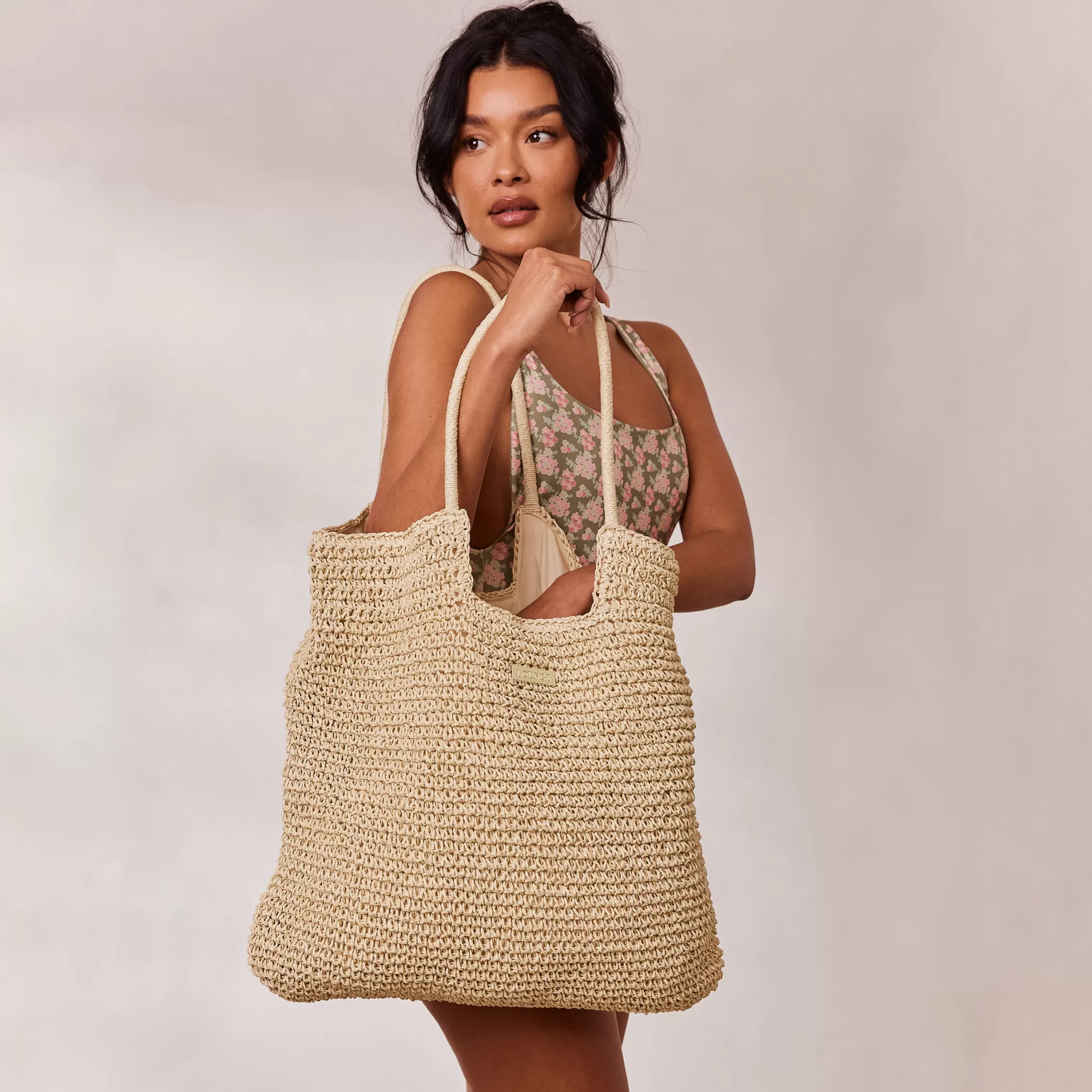 Accessories | Lounge Straw Tote Bag - Natural